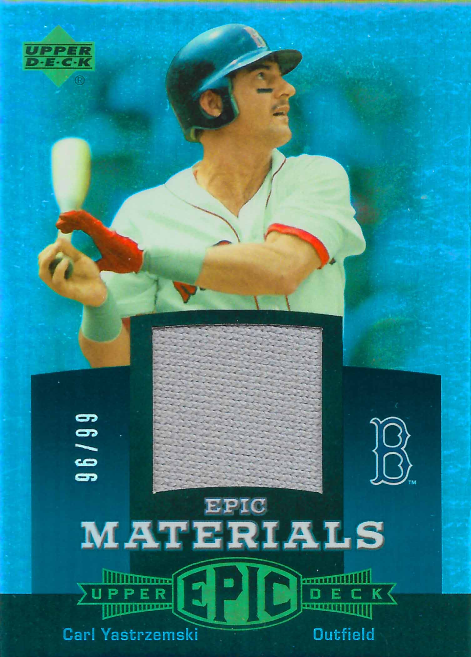 2006 Upper Deck Epic Materials Teal Jersey