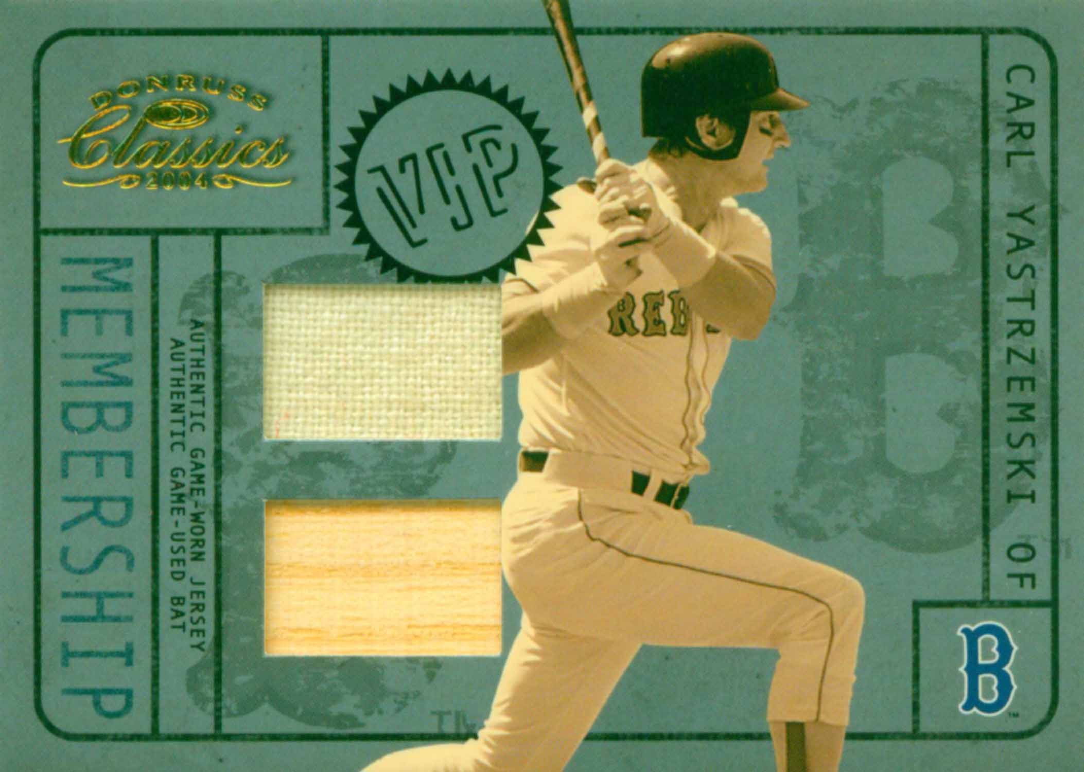 2004 Donruss Classics Membership VIP Combos Material Bat-Jersey