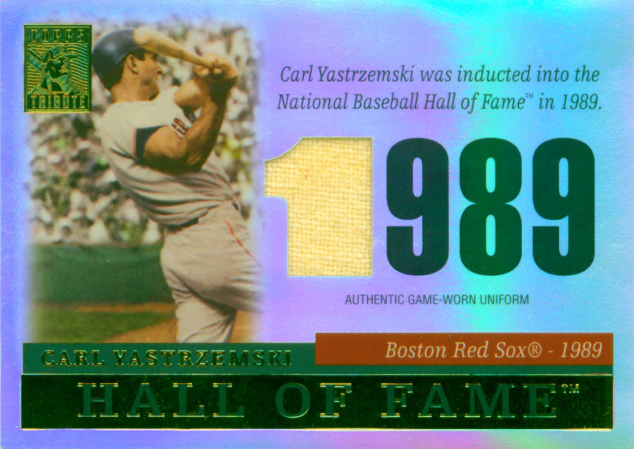 2004 Topps Tribute Hall of Fame Relics Uniform