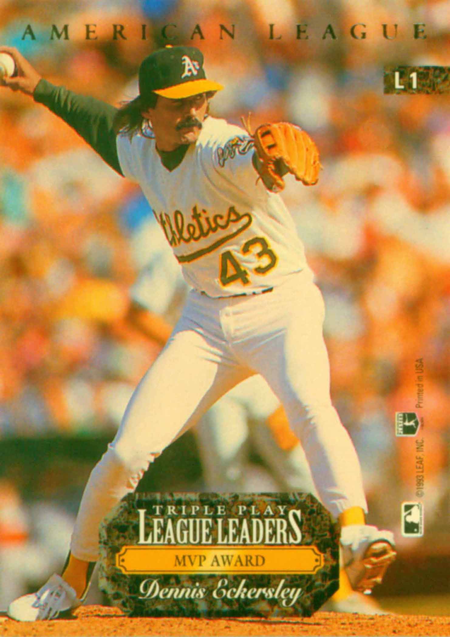 1993 Triple Play League Leaders