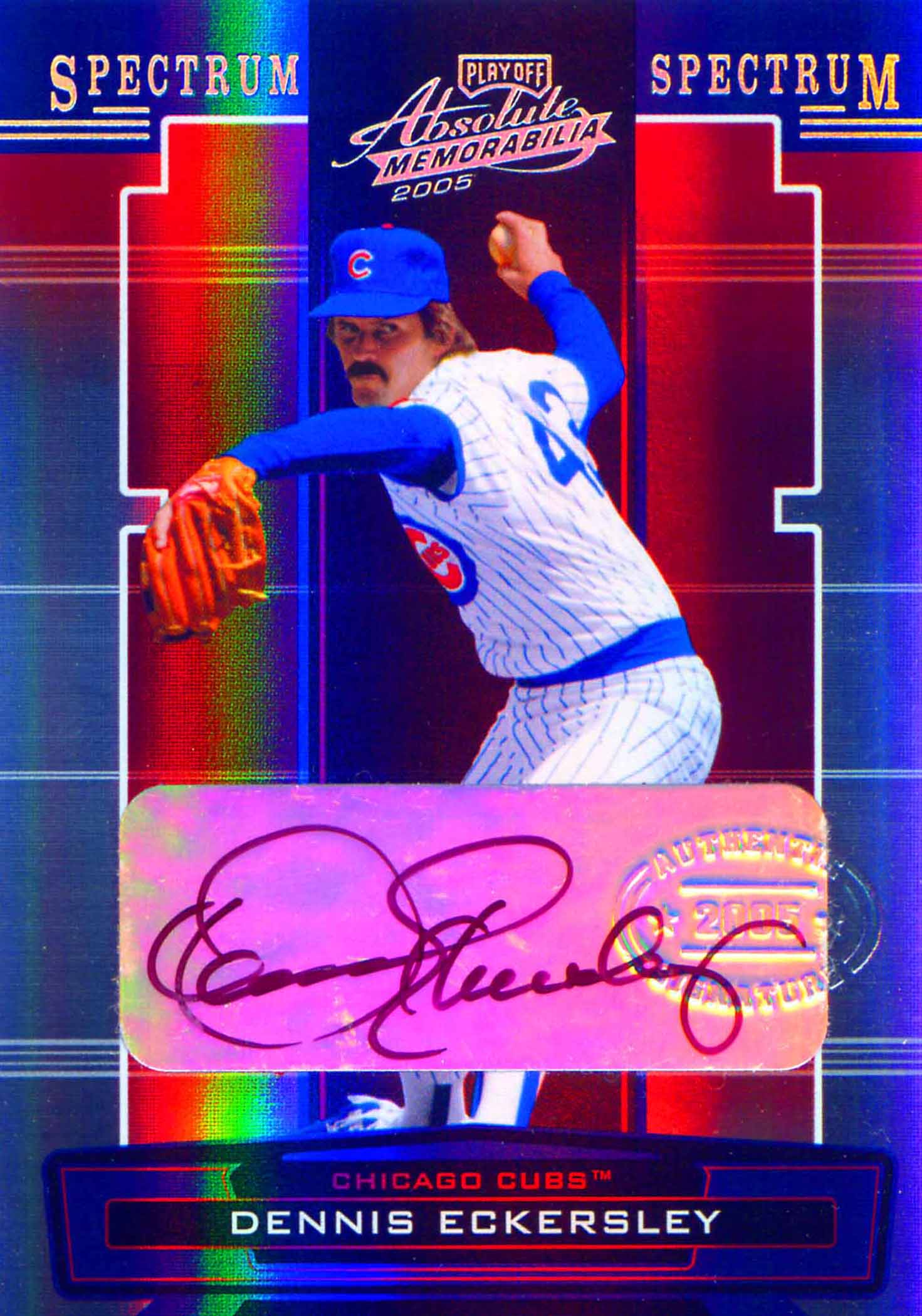 2005 Absolute Memorabilia Autograph Spectrum Silver