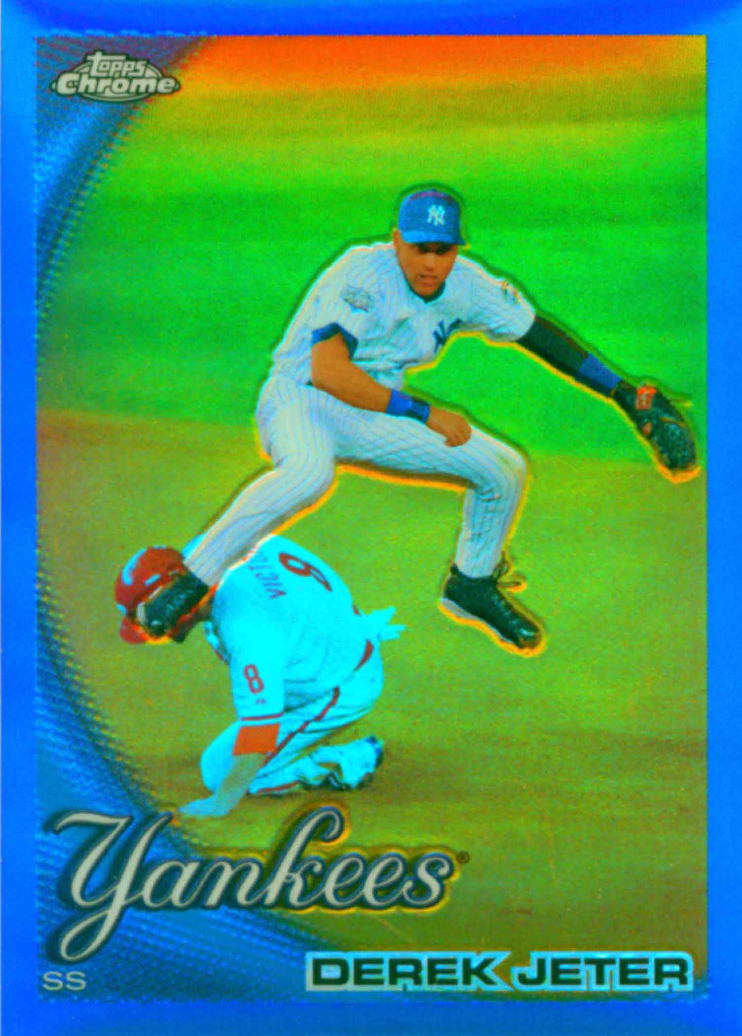 2010 Topps Chrome Blue Refractors