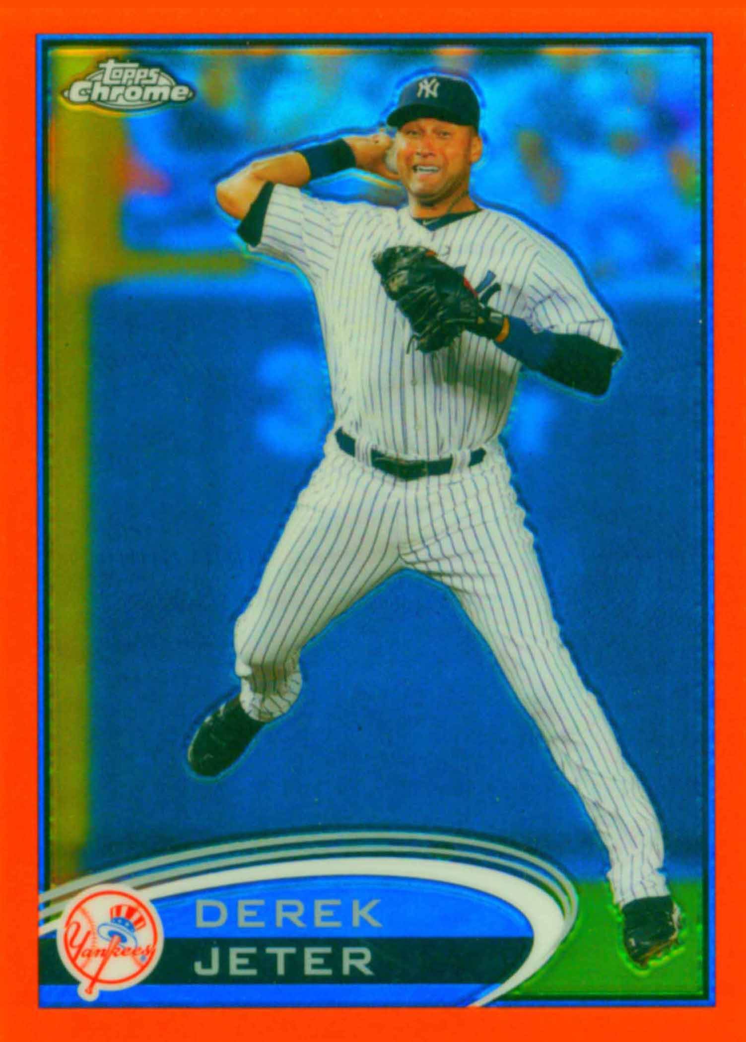 2012 Topps Chrome Orange Refractors