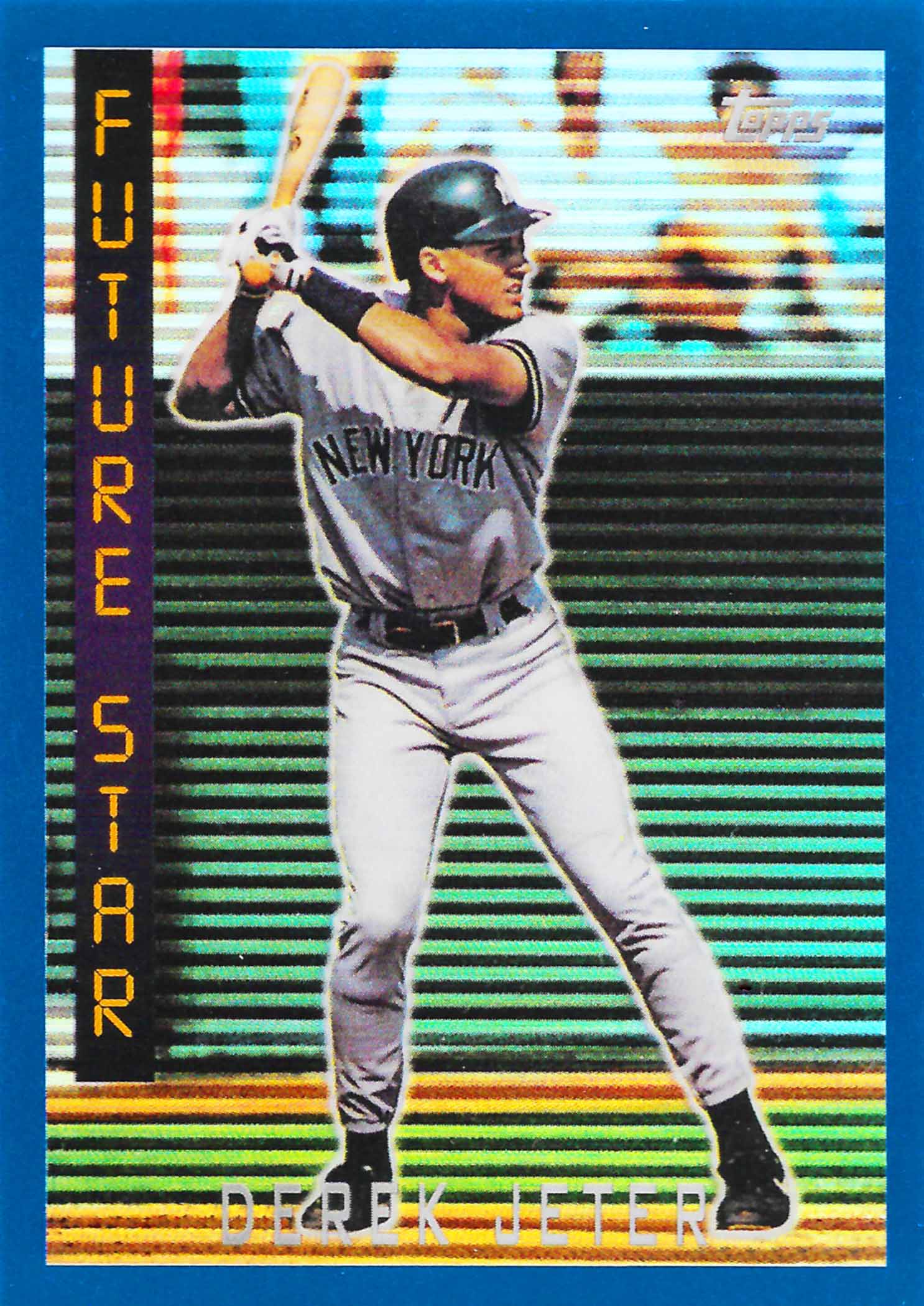 2017 Topps Factory Set Derek Jeter Chrome Reprint Refractors