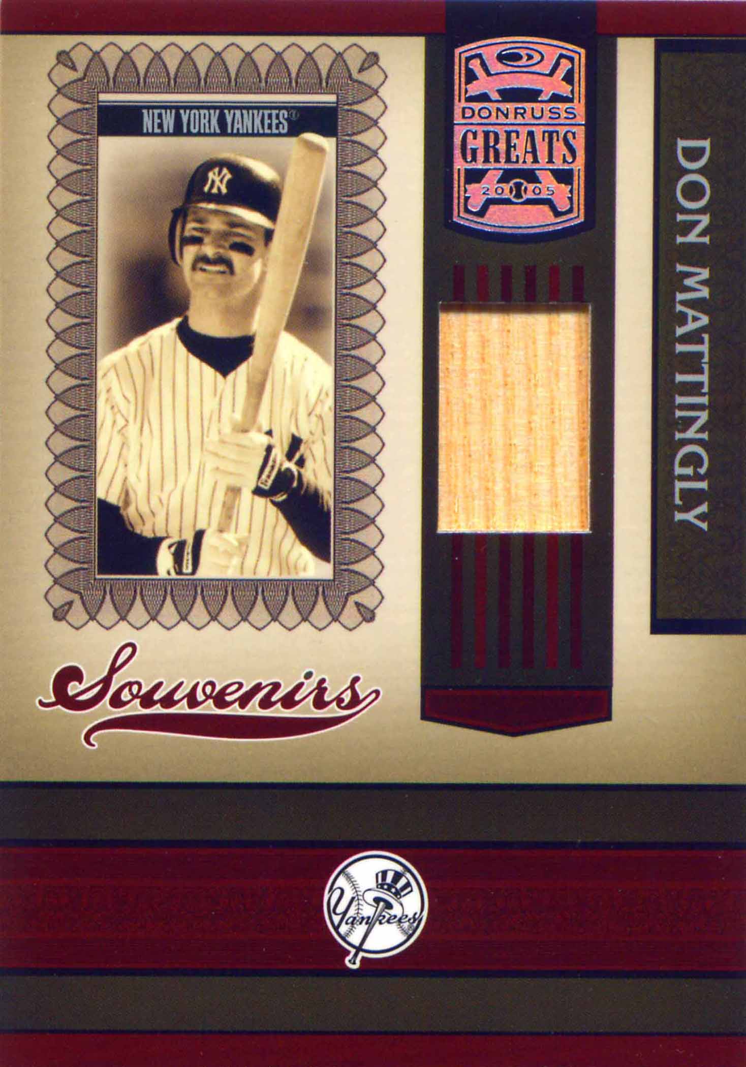 2005 Donruss Greats Souvenirs Material Bat