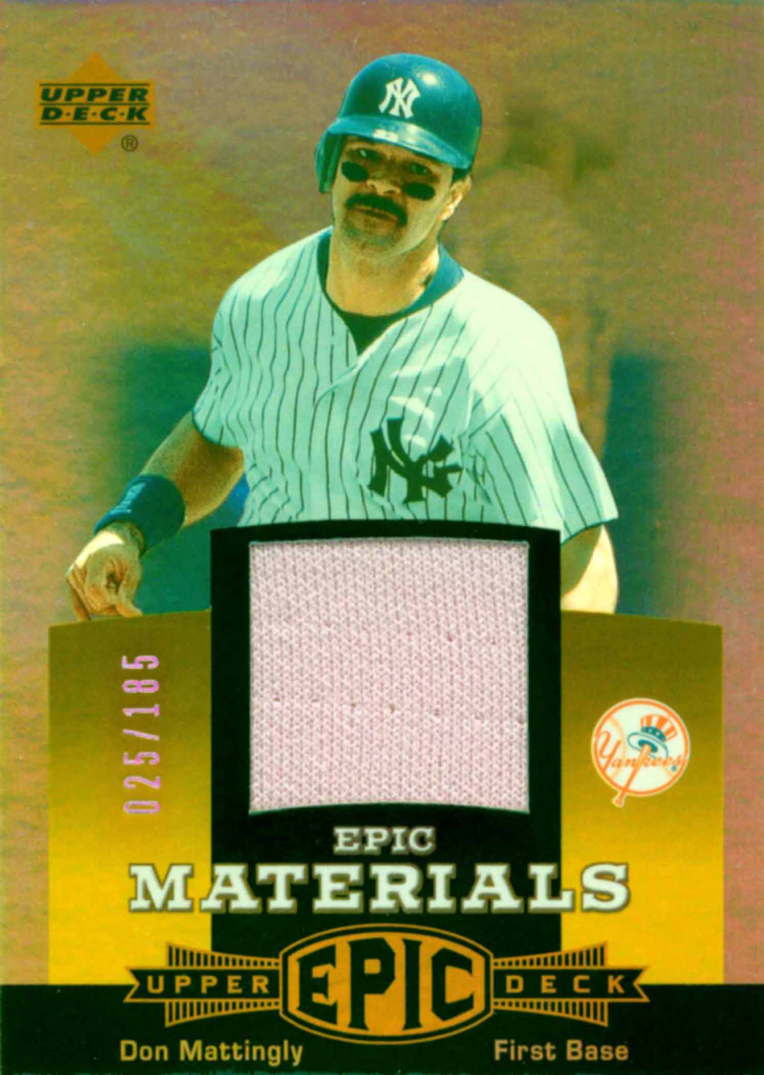 2006 Upper Deck Epic Materials Orange Jersey