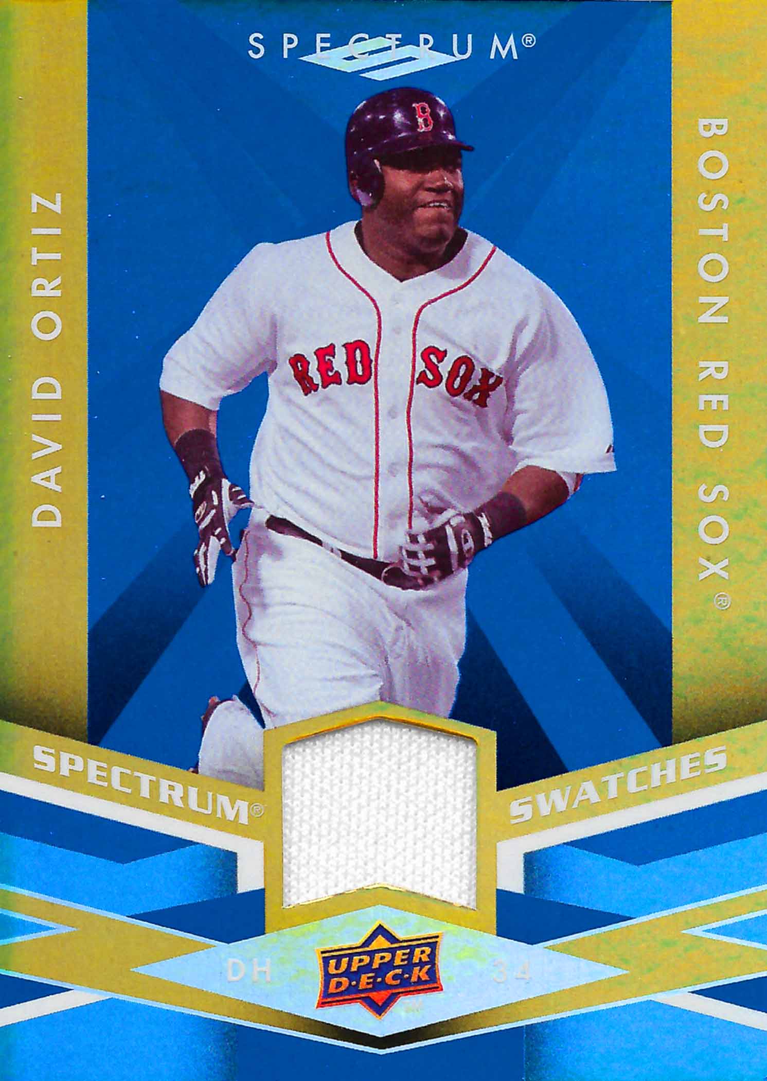2009 Upper Deck Spectrum Spectrum Swatches Blue