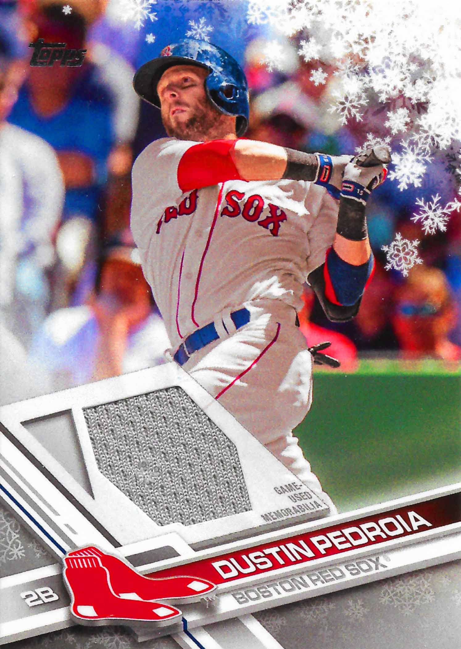 2017 Topps Walmart Holiday Snowflake Relics