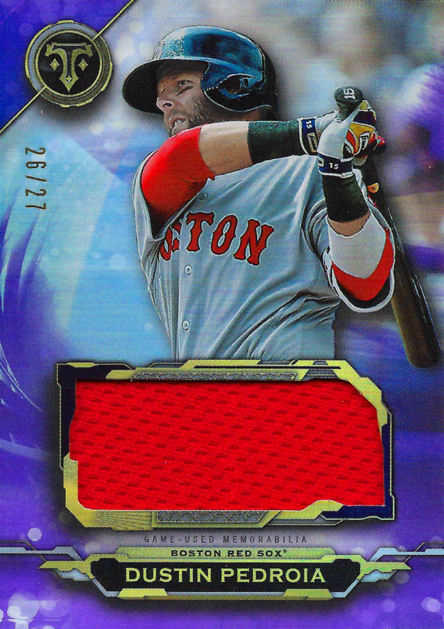 2019 Topps Triple Threads Single Jumbo Relics Amethyst