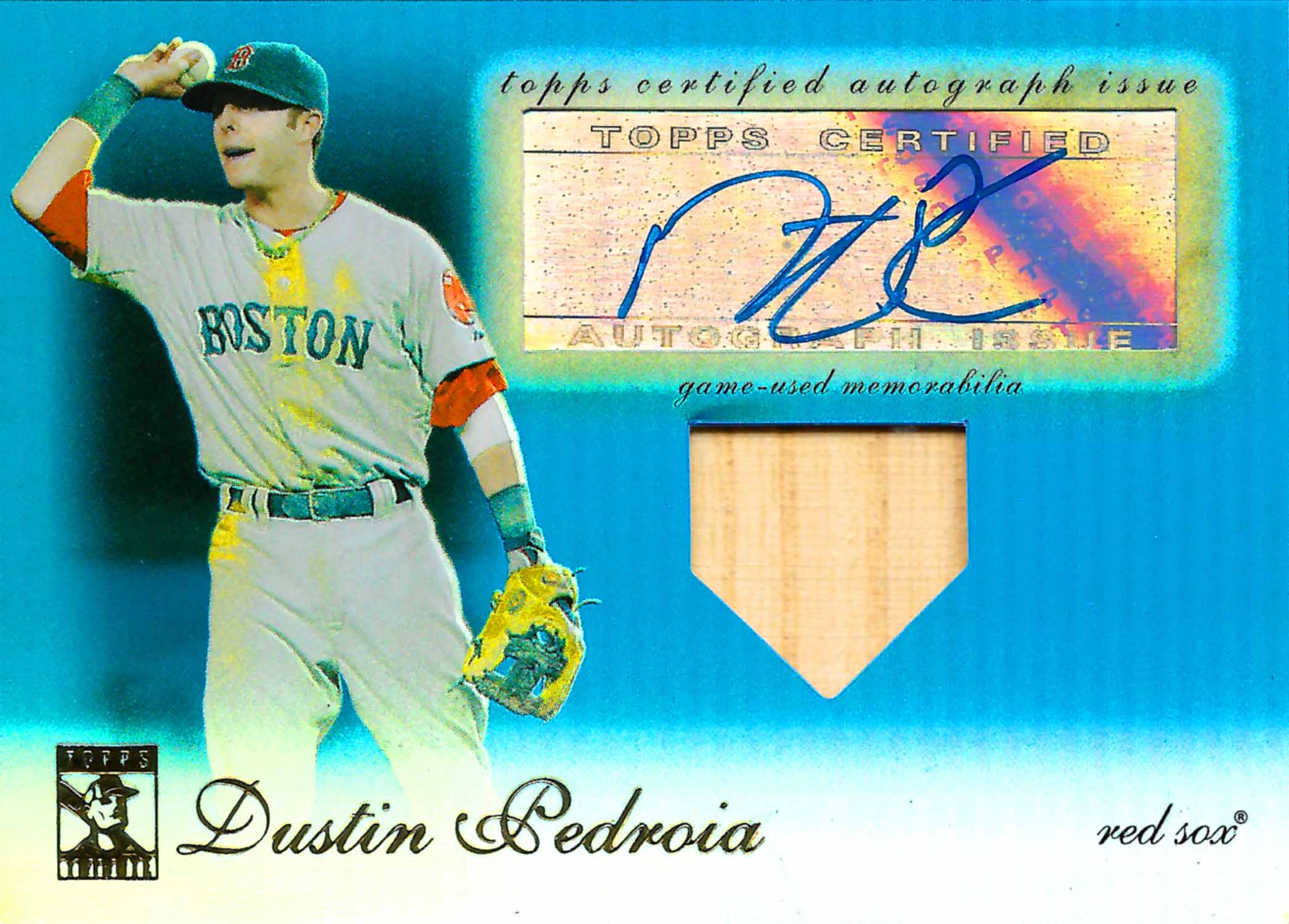 2009 Topps Tribute Autograph Relics Blue