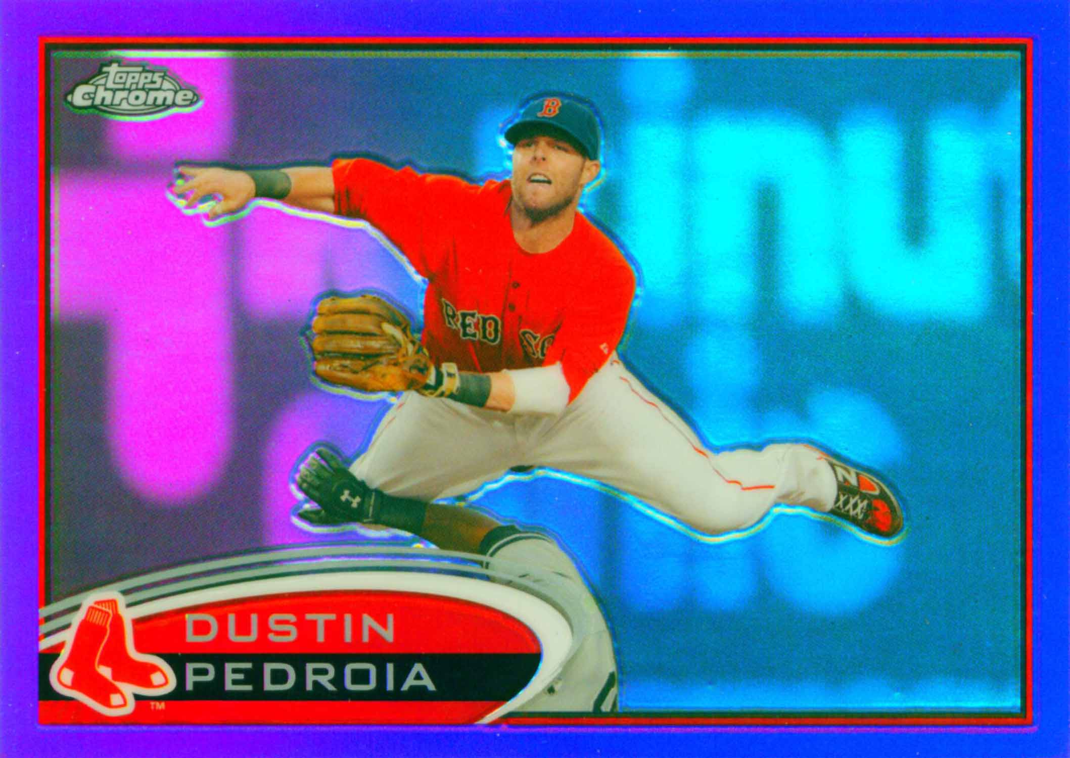 2012 Topps Chrome Blue Refractors