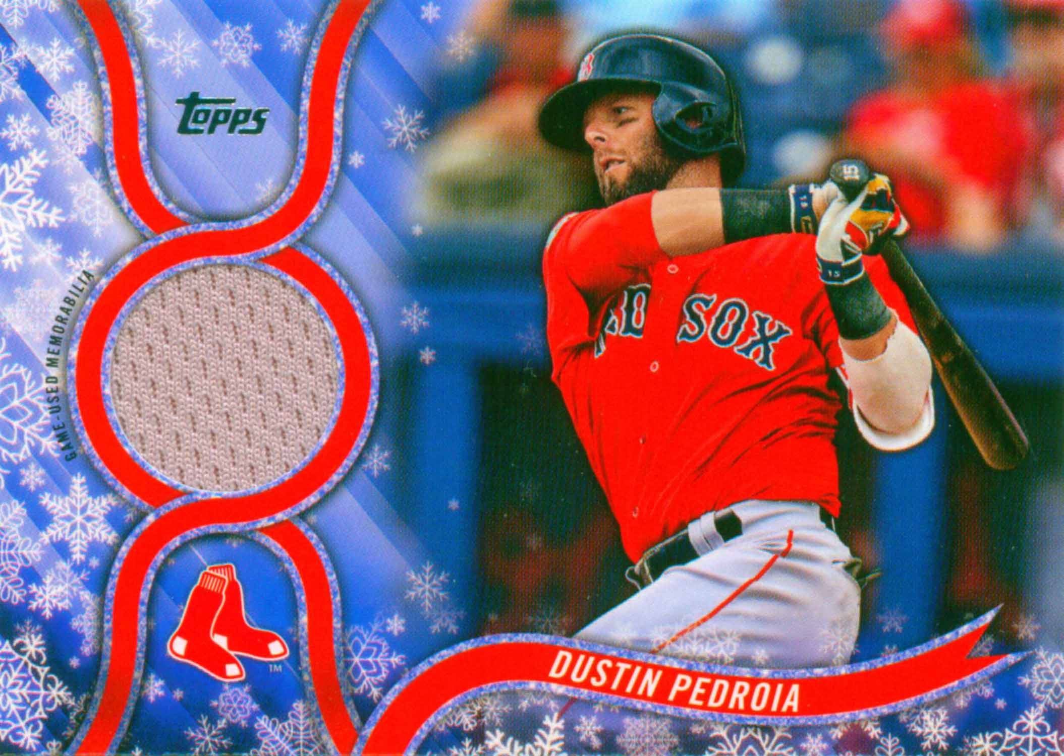 2018 Topps Walmart Holiday Snowflake Relics