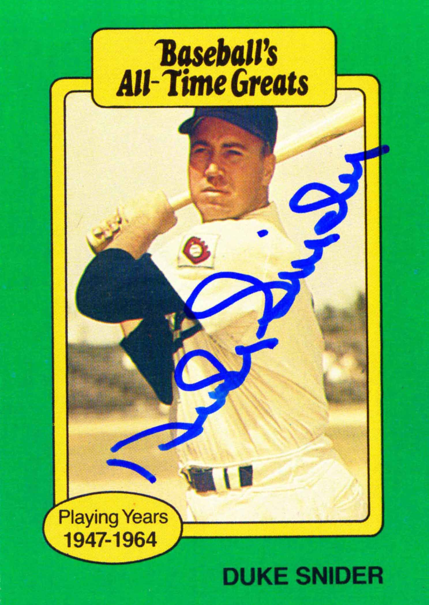 1987 Hygrade All-Time Greats Autographed