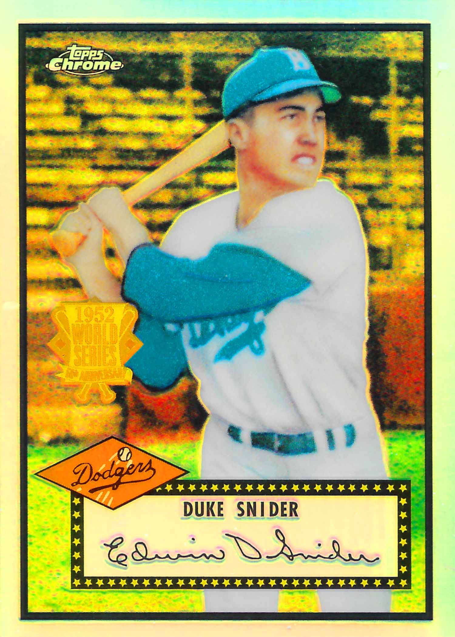 2002 Topps Chrome '52 Reprints Refractors