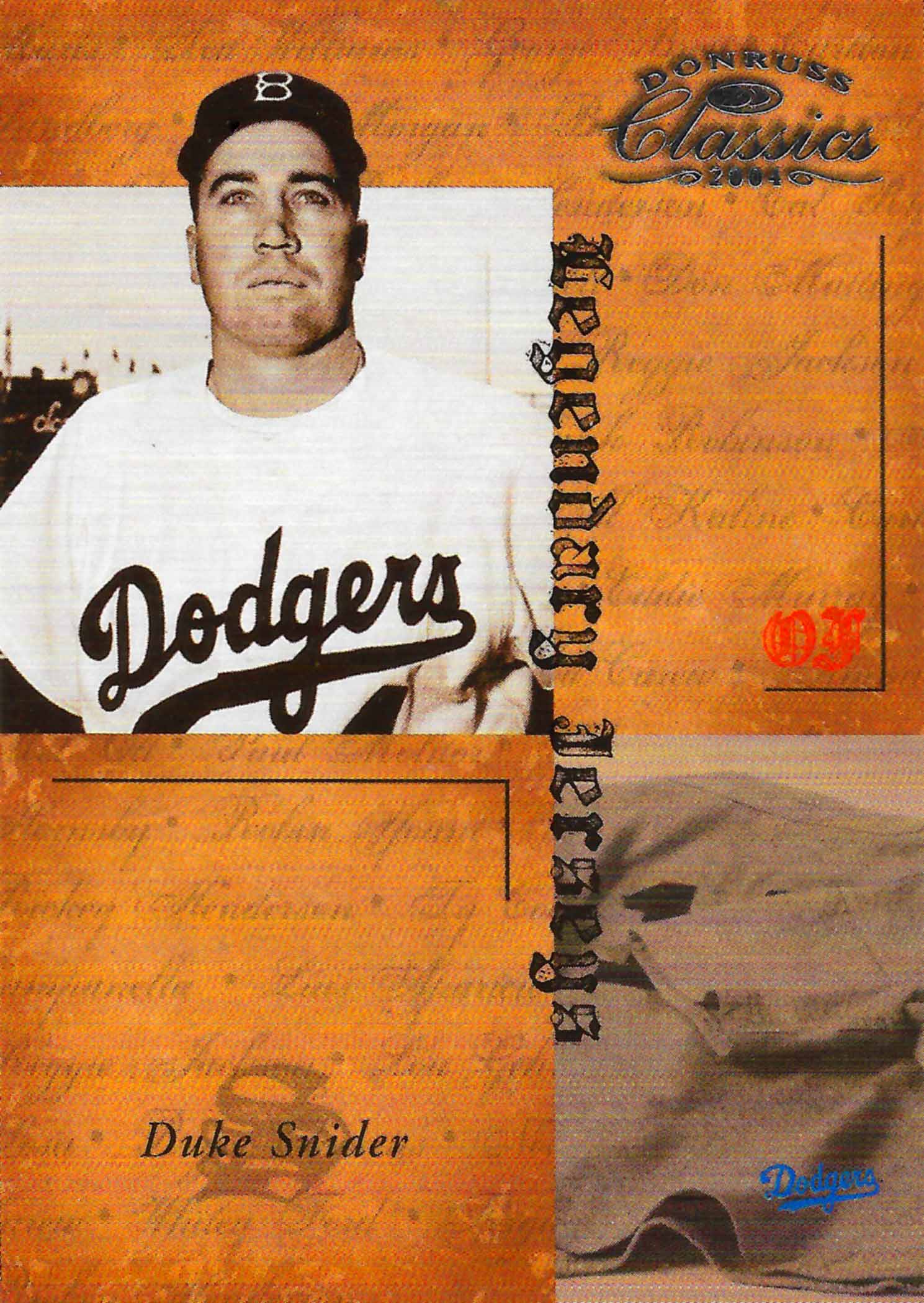 2004 Donruss Classics Legendary Jerseys
