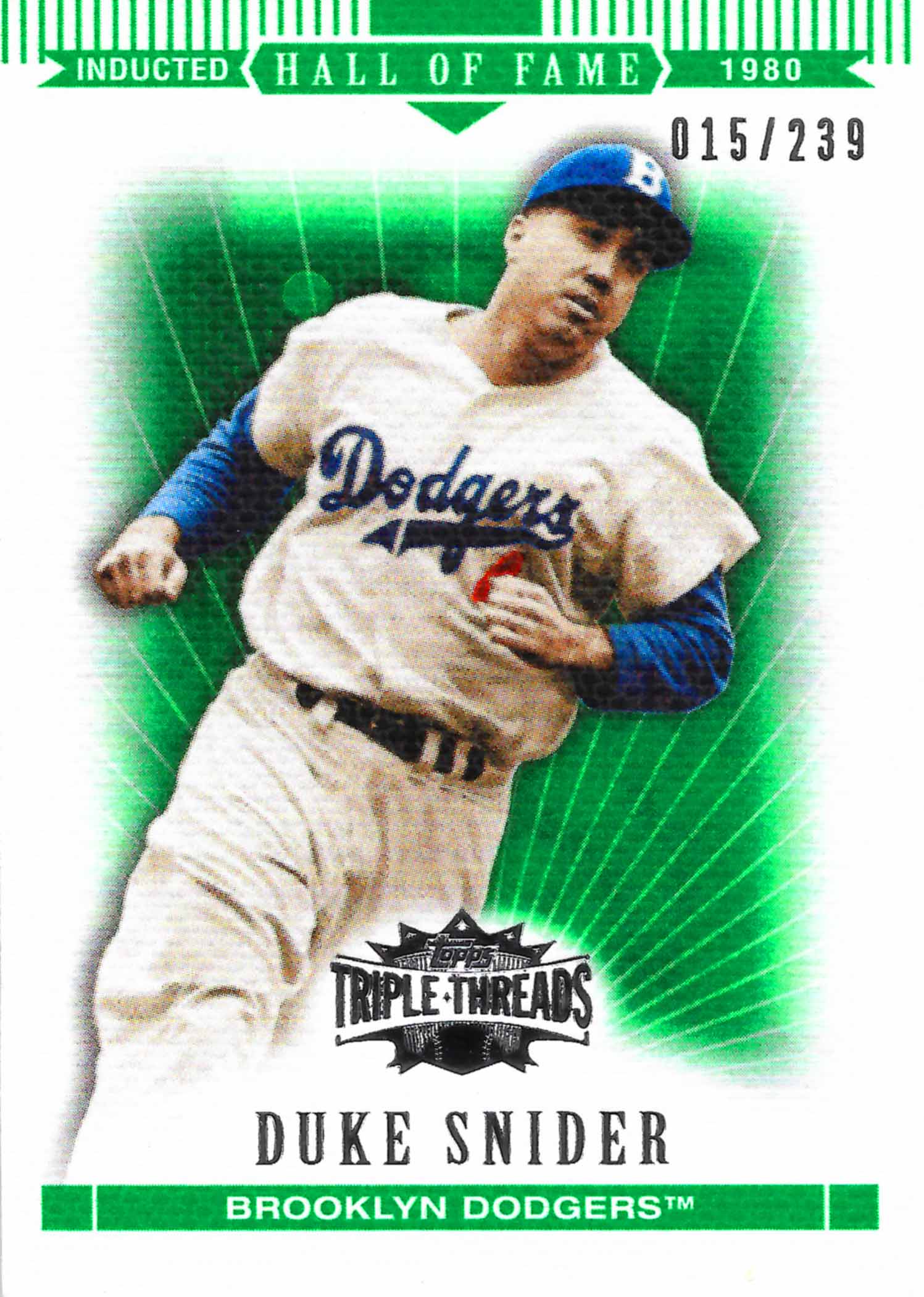 2007 Topps Triple Threads Emerald