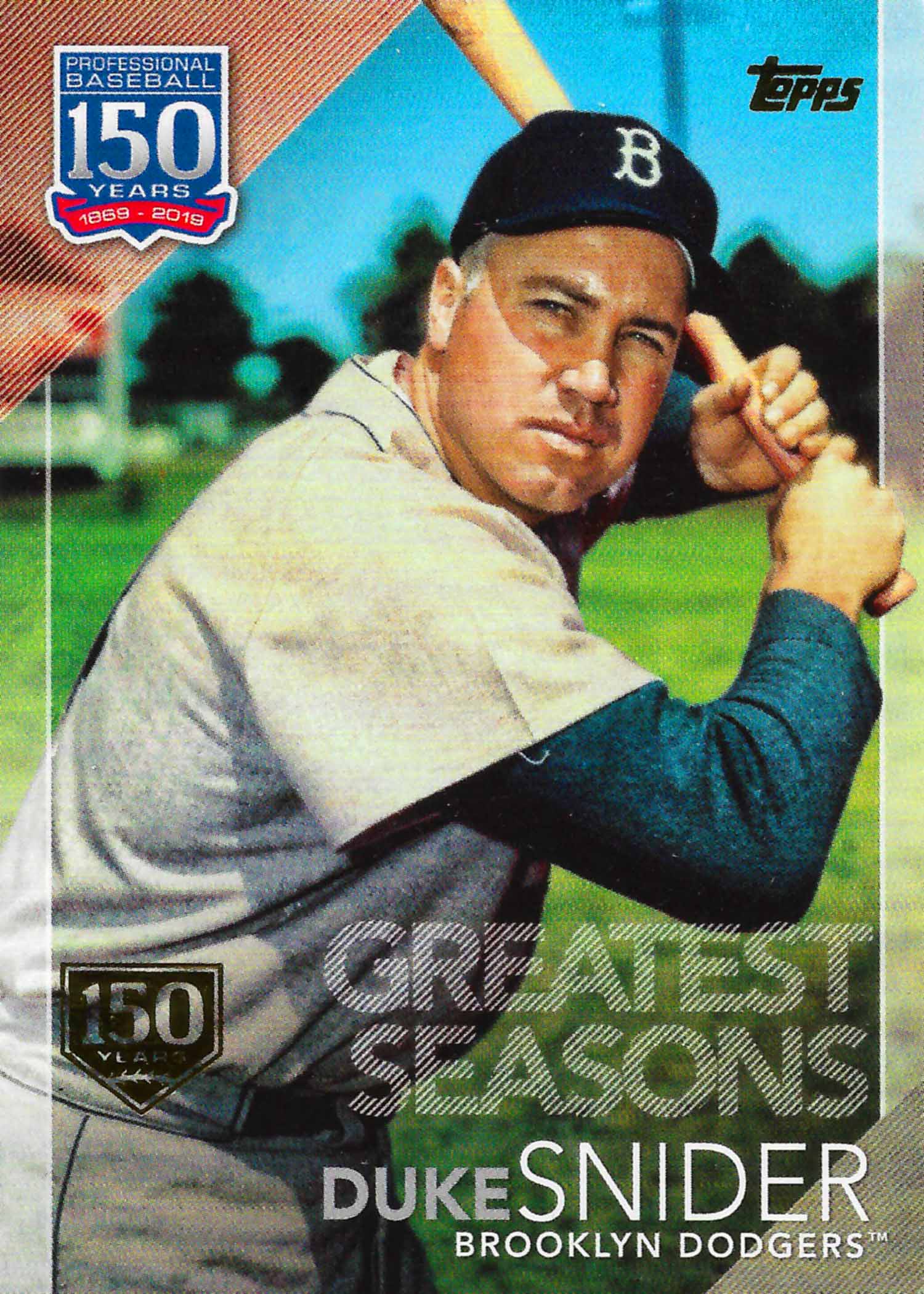 2019 Topps 150 Years of Professional Baseball Greatest Seasons 150th Anniversary
