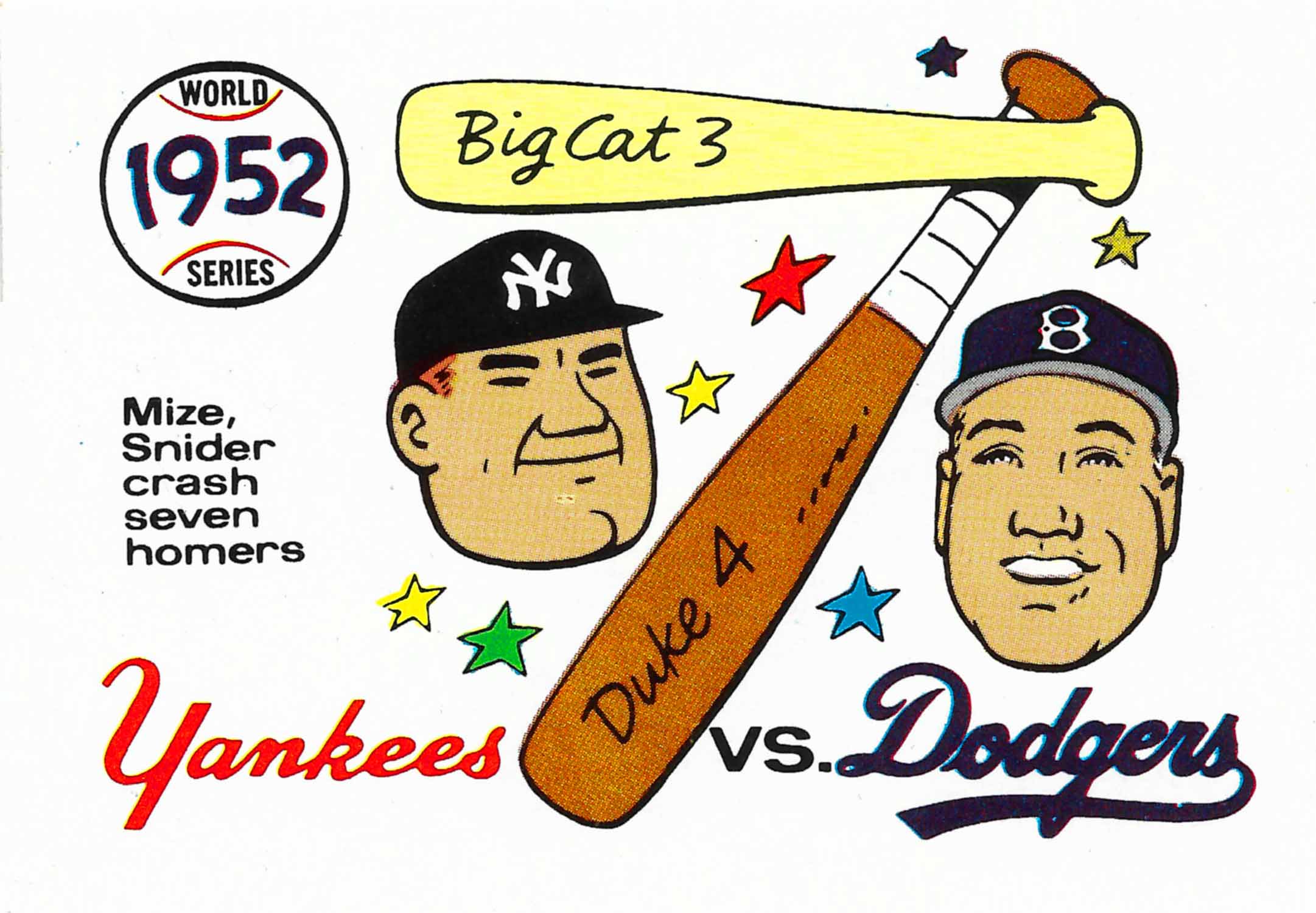 1970 Fleer Laughlin World Series Blue Backs