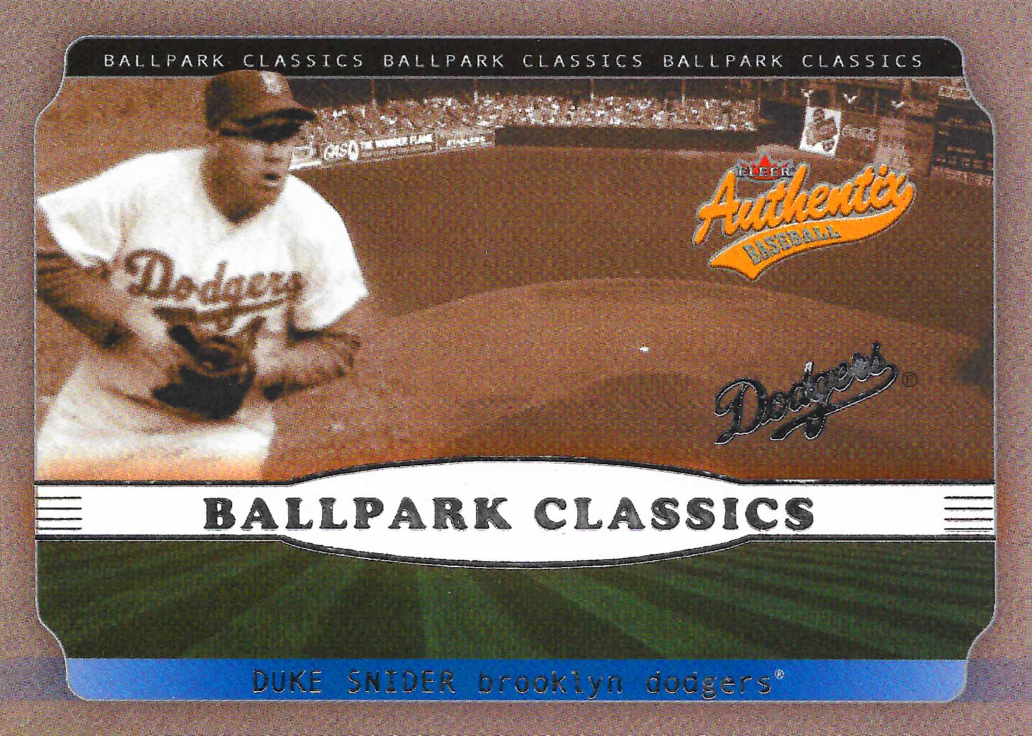 2002 Fleer Authentix Ballpark Classics