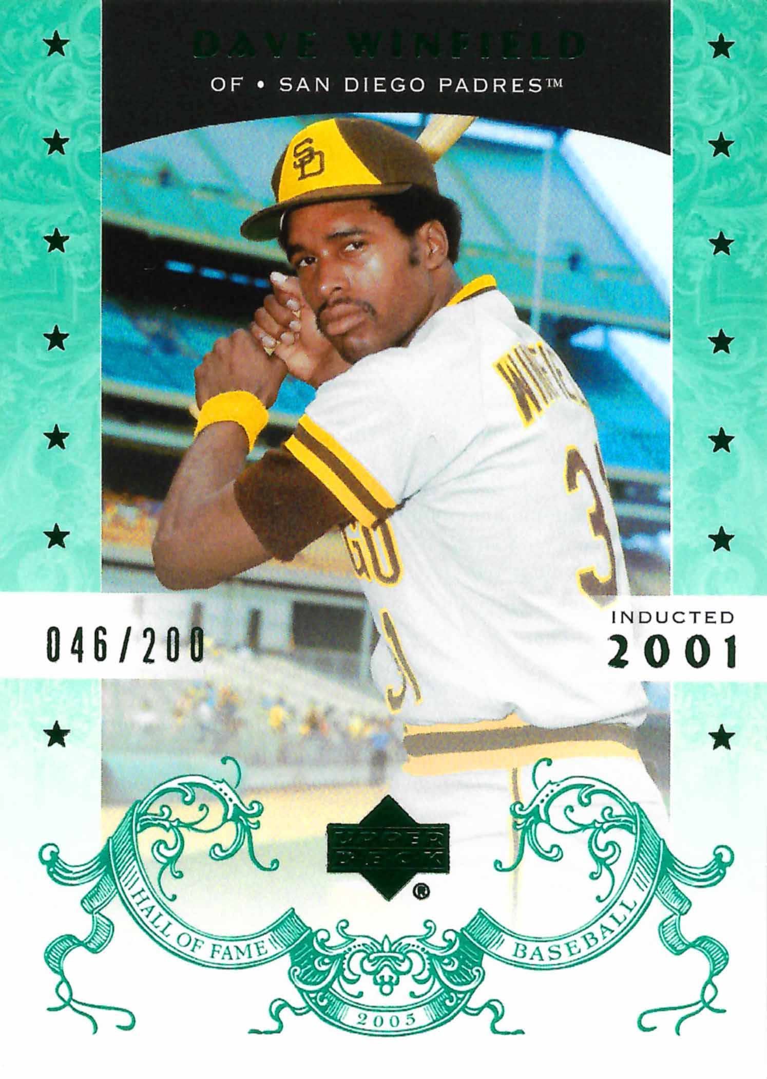 2005 Upper Deck Hall of Fame Green