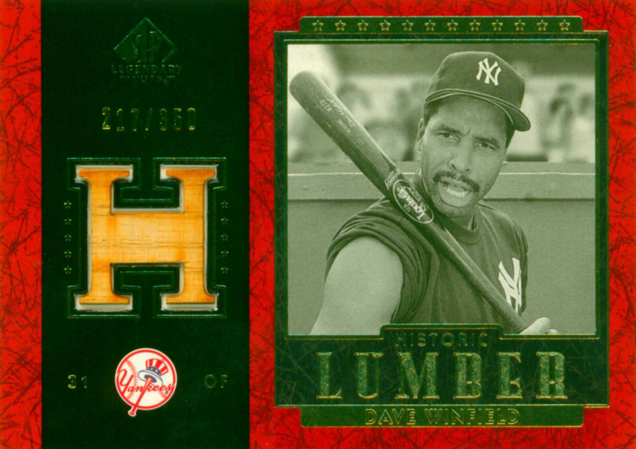 2003 SP Legendary Cuts Historic Lumber