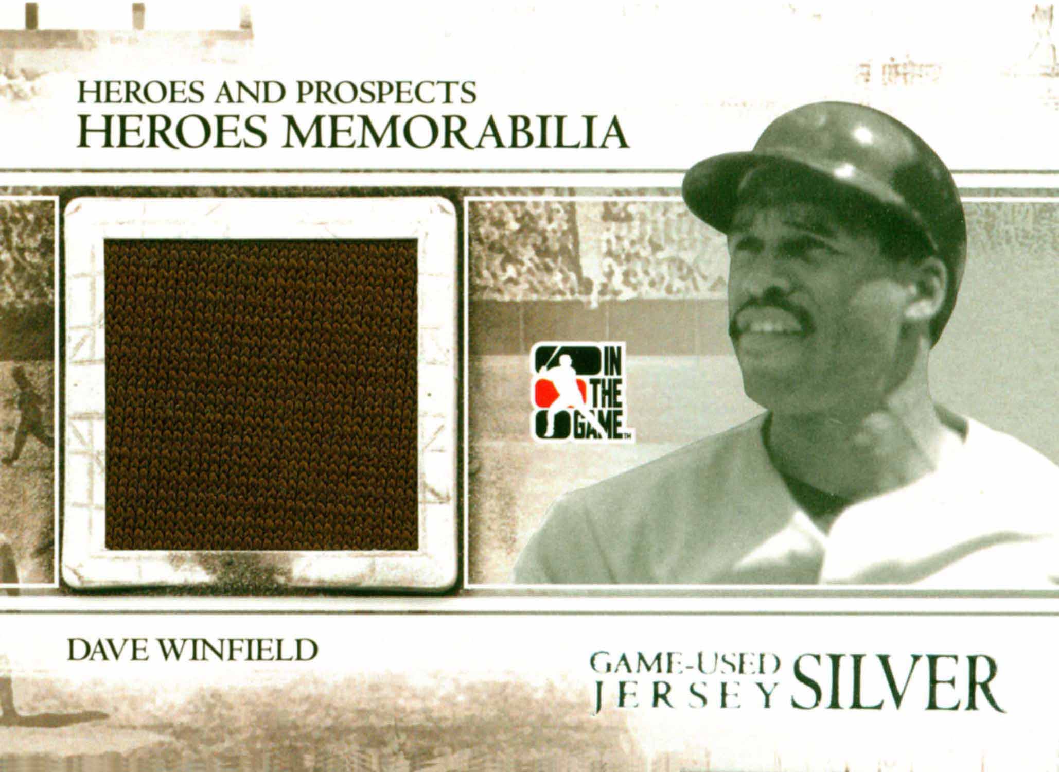 2011 In the Game Heroes and Prospects Heroes Jerseys Silver