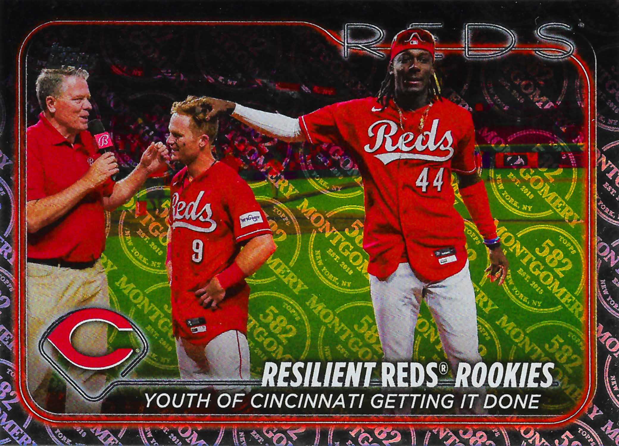 2024 Topps Factory Set 582 Montgomery Club Resilient Reds Rookies