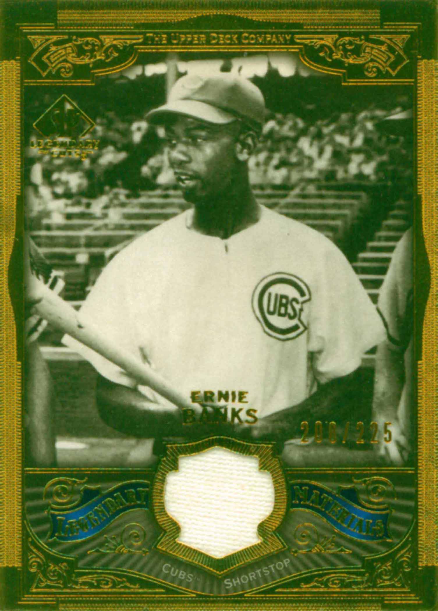 2006 SP Legendary Cuts Legendary Materials Gold Jersey