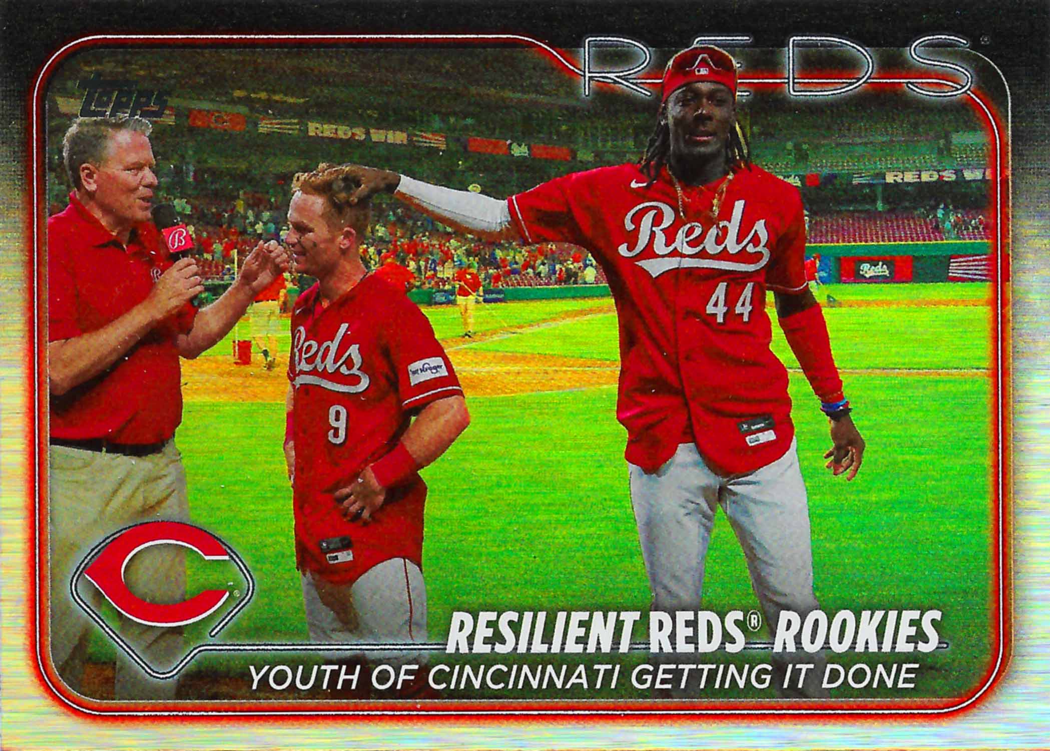 2024 Topps Rainbow Foil Resilient Reds Rookies