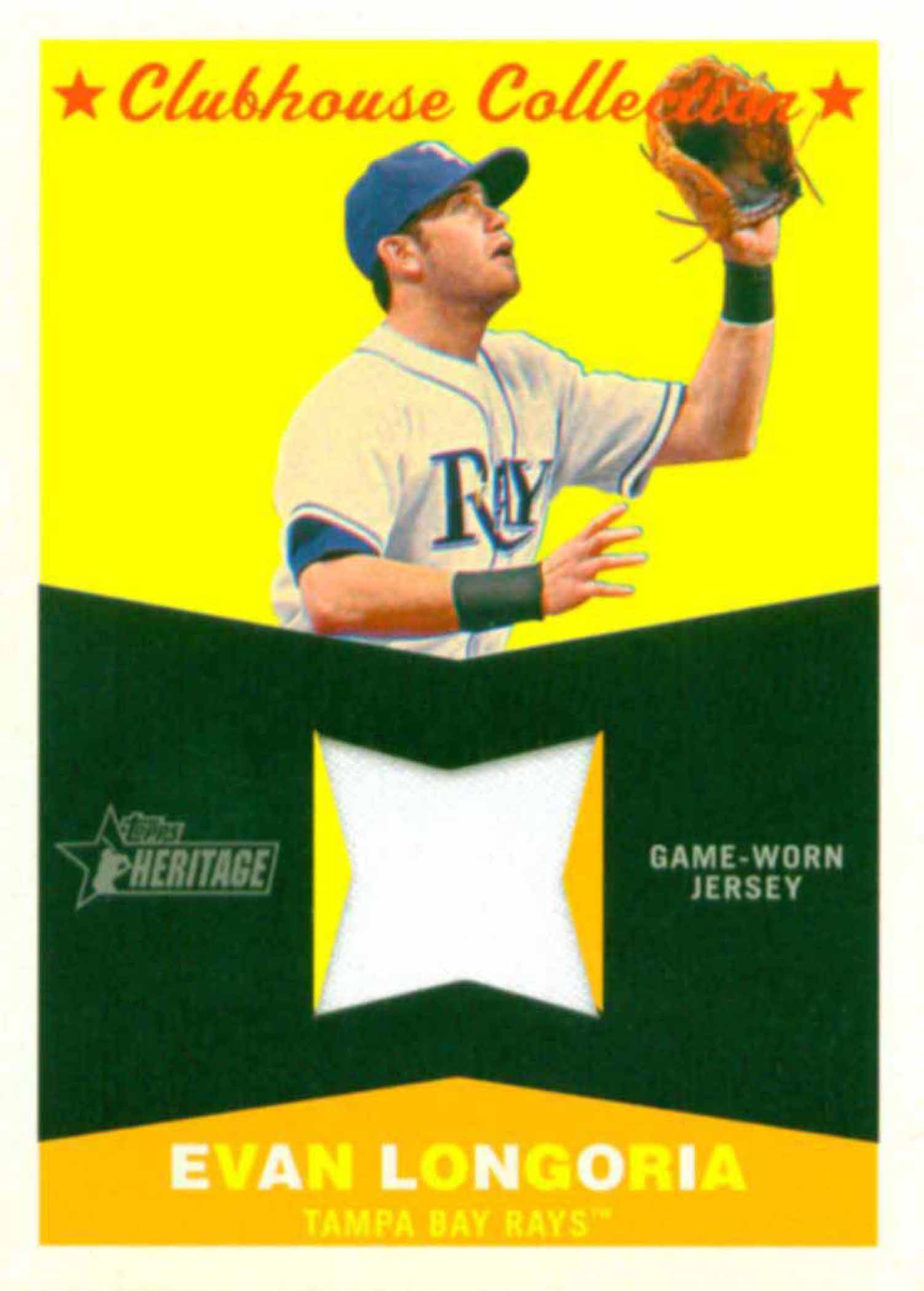 2009 Topps Heritage High Numbers Clubhouse Collection Relics