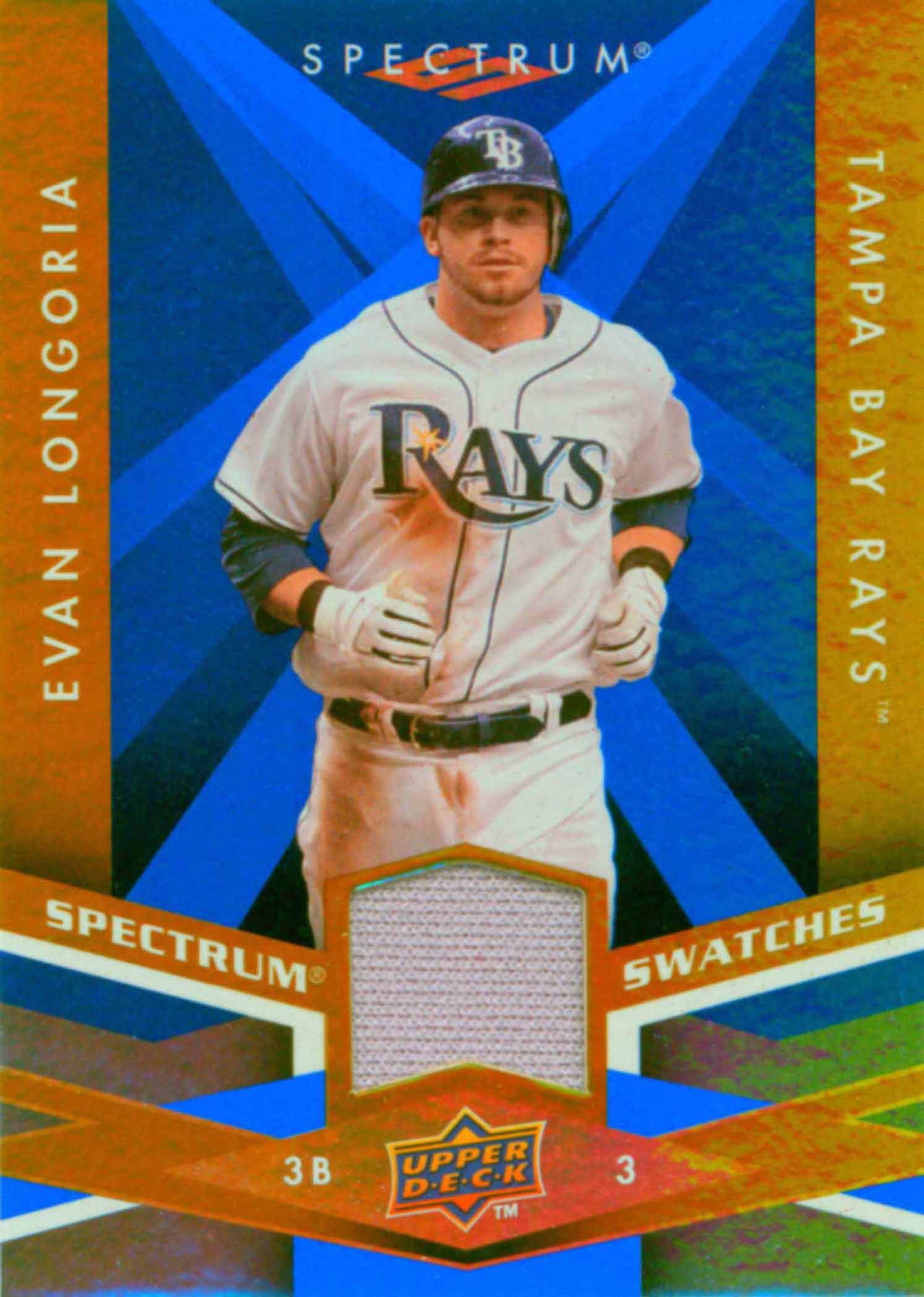 2009 Upper Deck Spectrum Spectrum Swatches Blue