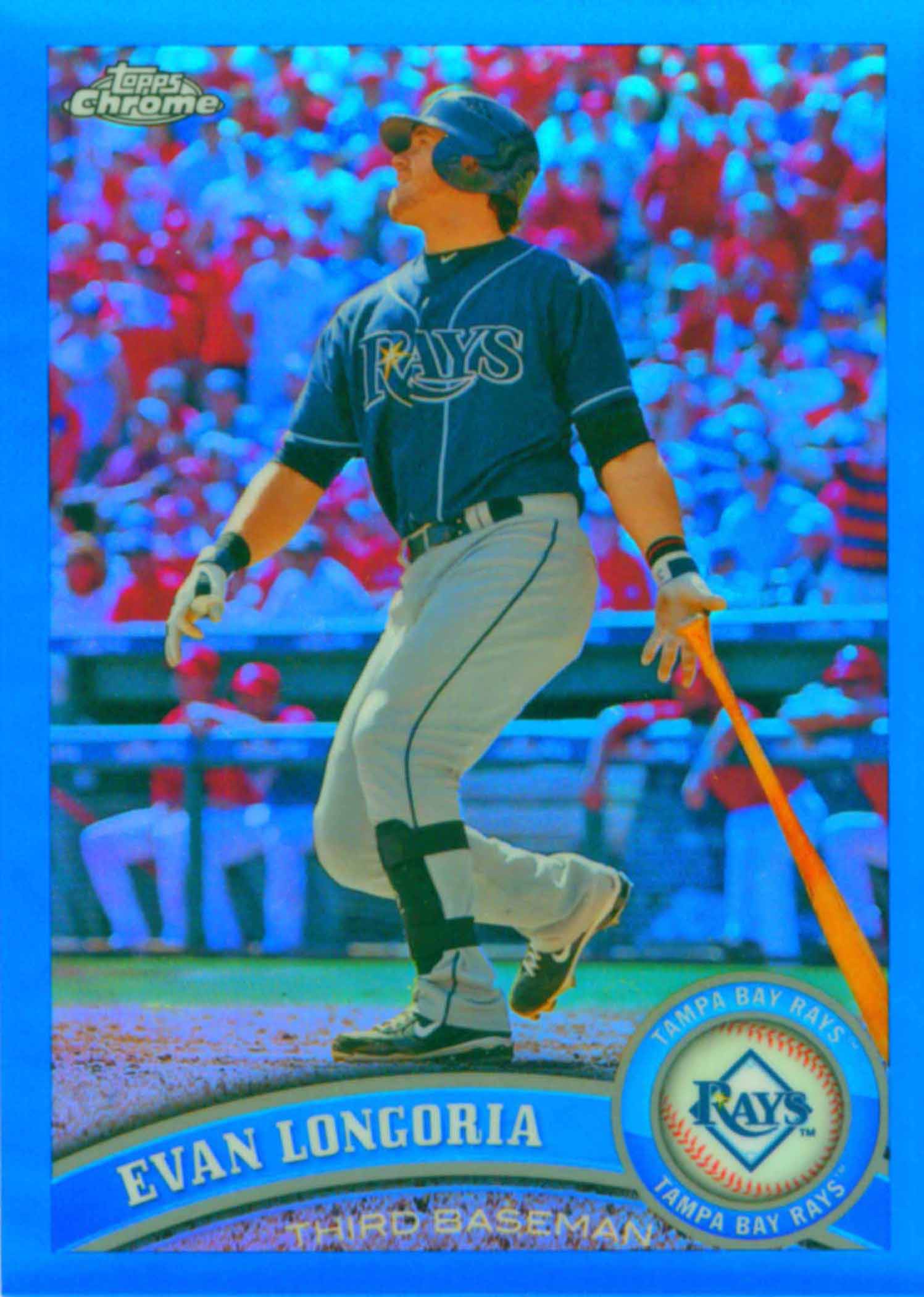 2011 Topps Chrome Blue Refractors