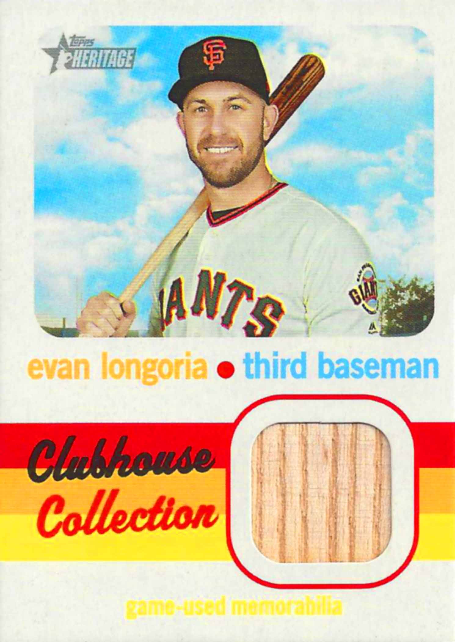 2020 Topps Heritage Clubhouse Collection Relics