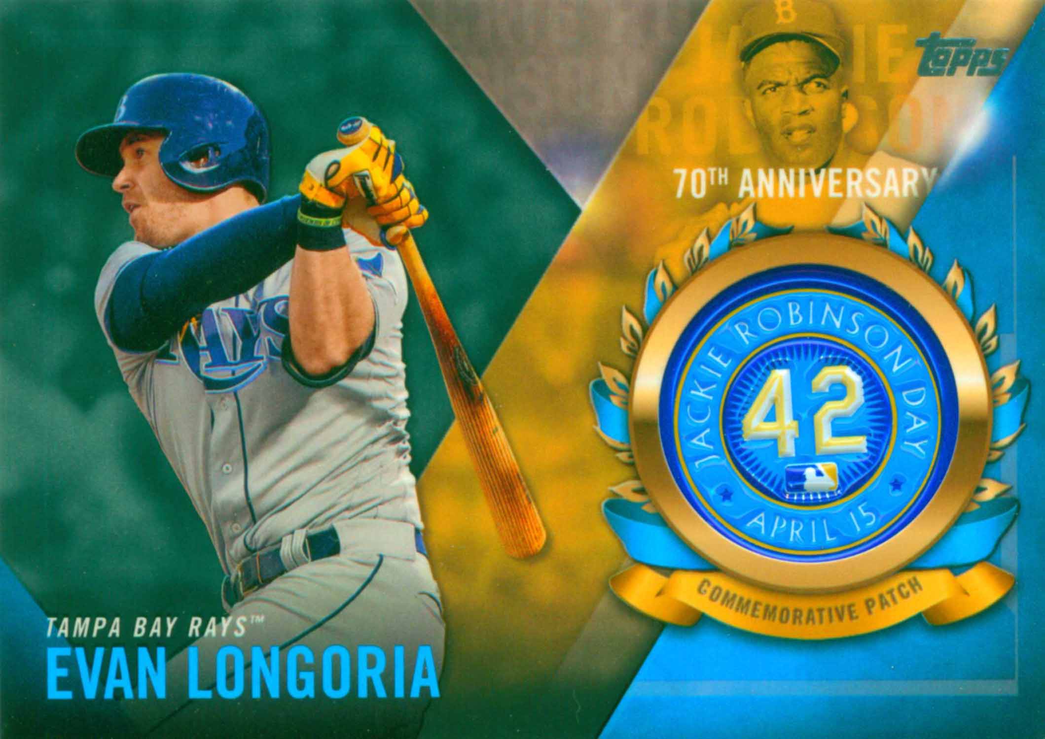 2017 Topps Jackie Robinson Logo Patch