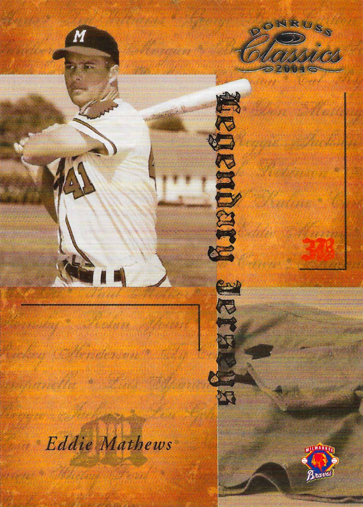 2004 Donruss Classics Legendary Jerseys