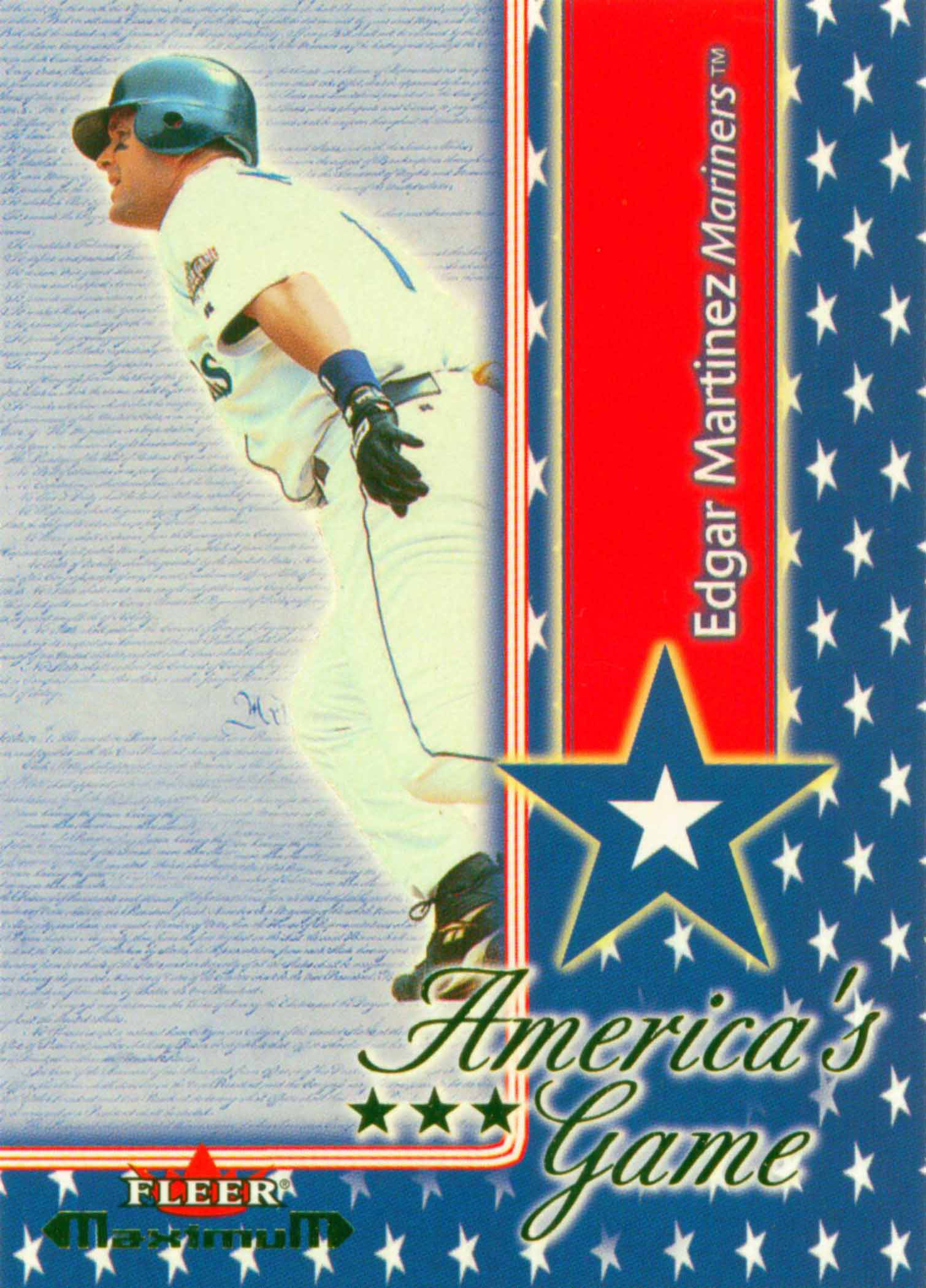 2002 Fleer Maximum Americas Game