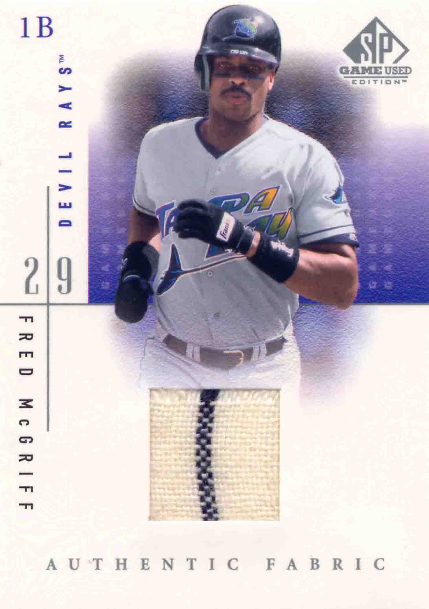 2001 SP Game Used Edition Authentic Fabric