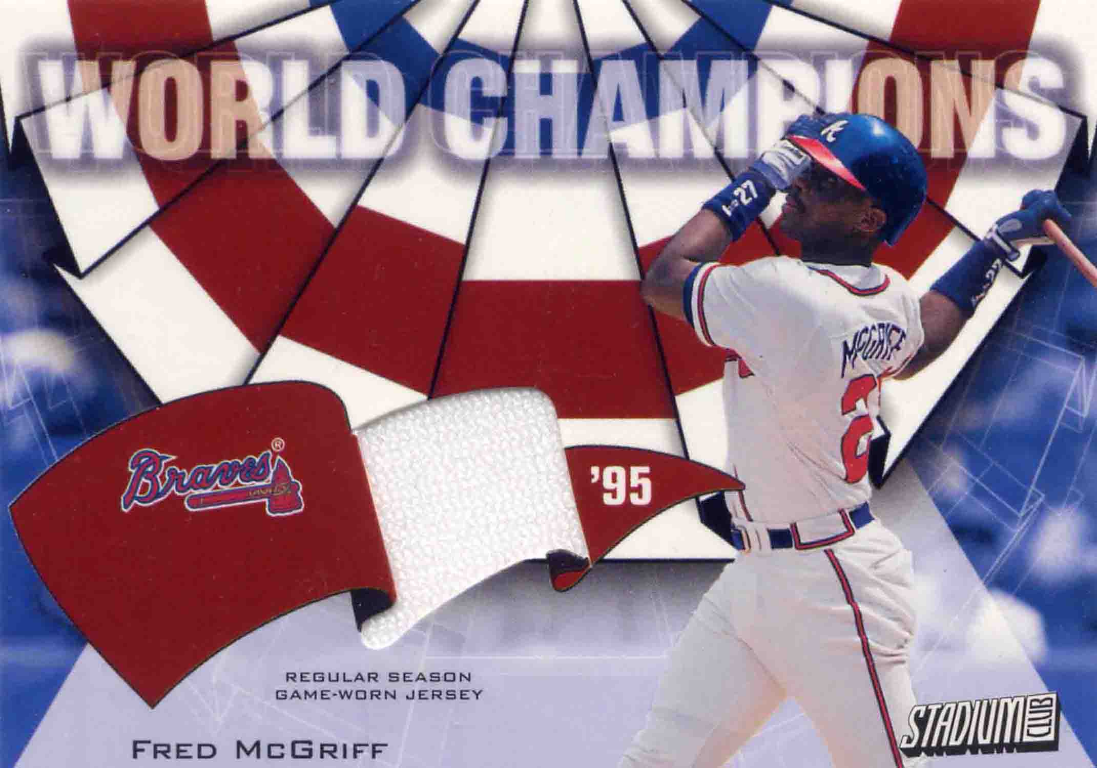 2002 Stadium Club World Champion Relics Jersey