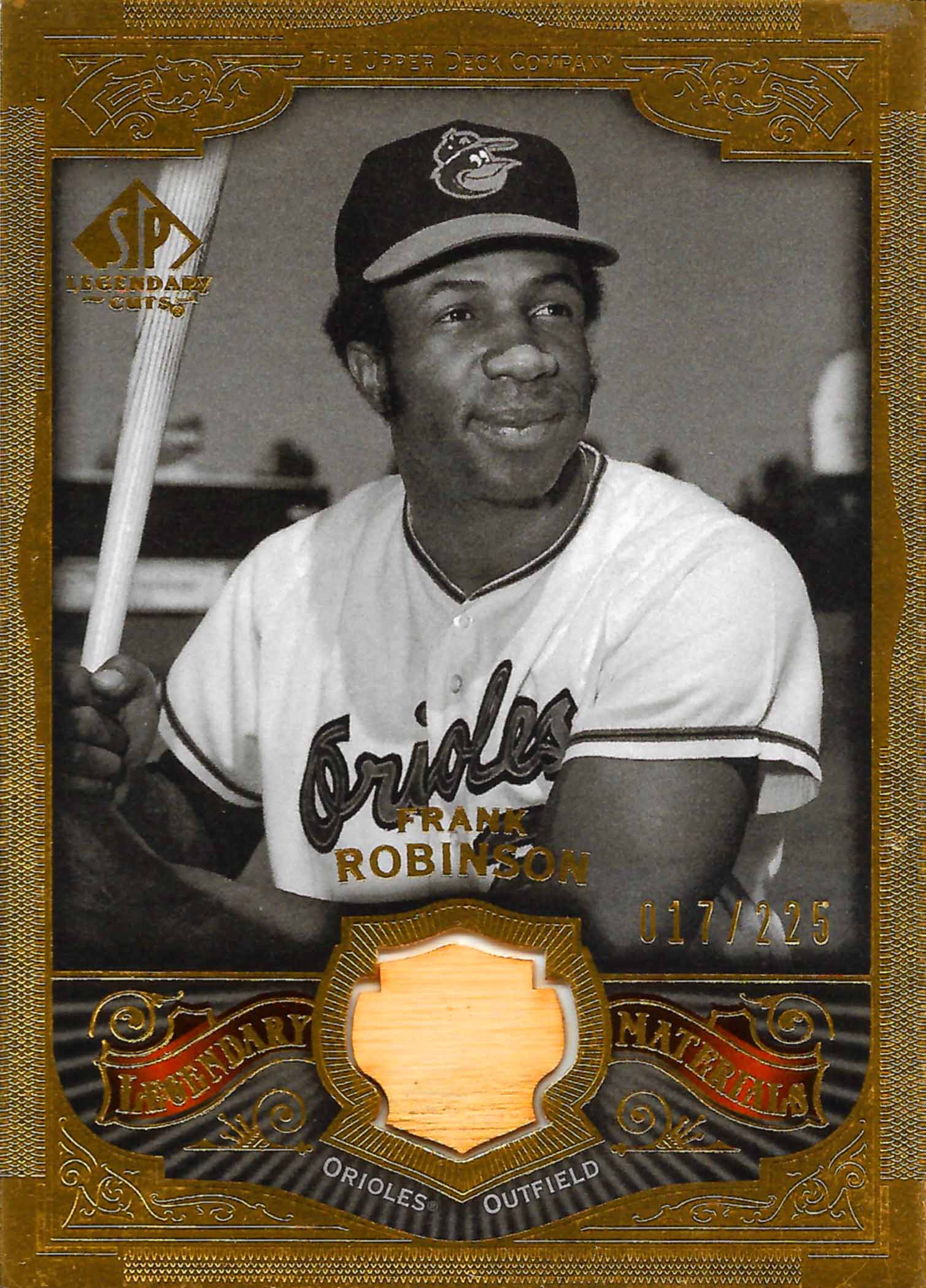 2006 SP Legendary Cuts Legendary Materials Gold Bat