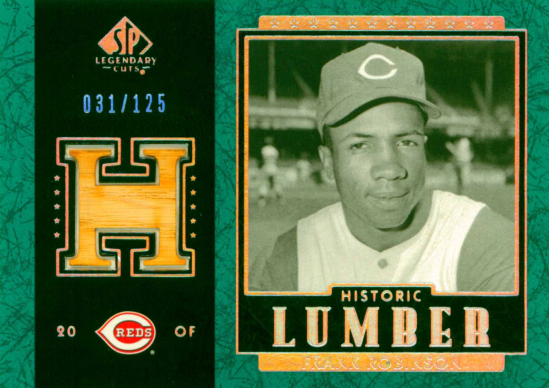 2003 SP Legendary Cuts Historic Lumber Green