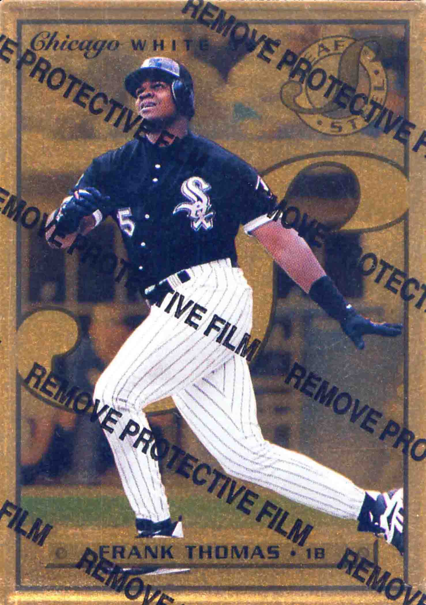1996 Leaf Preferred Steel Gold