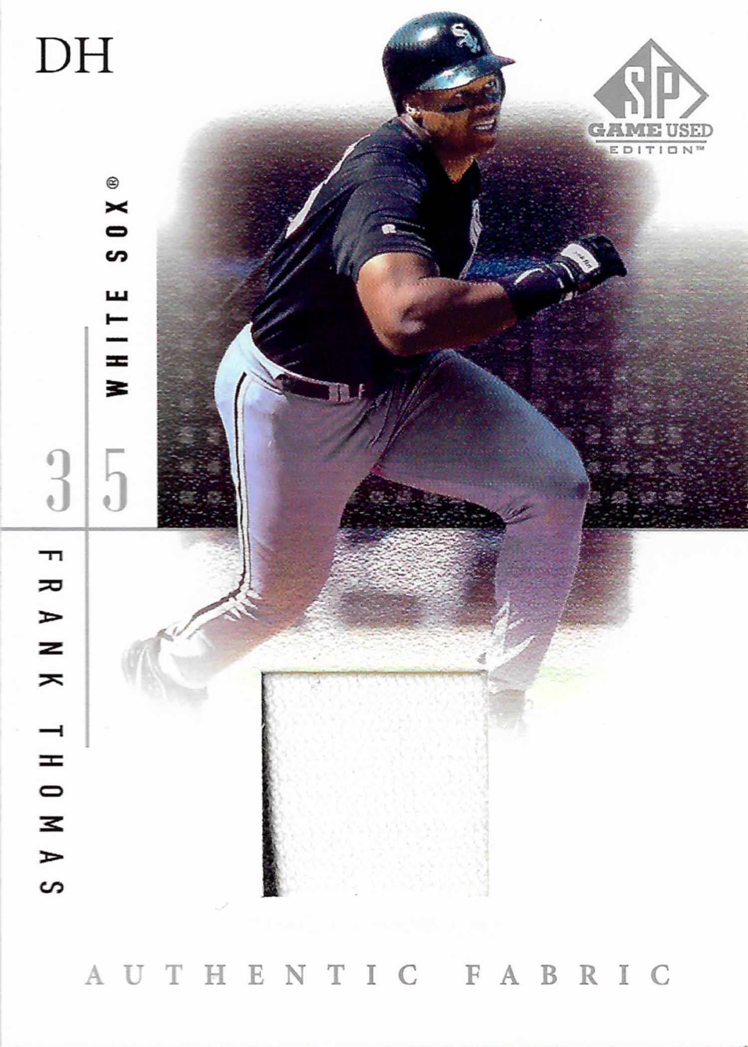 2001 SP Game Used Edition Authentic Fabric