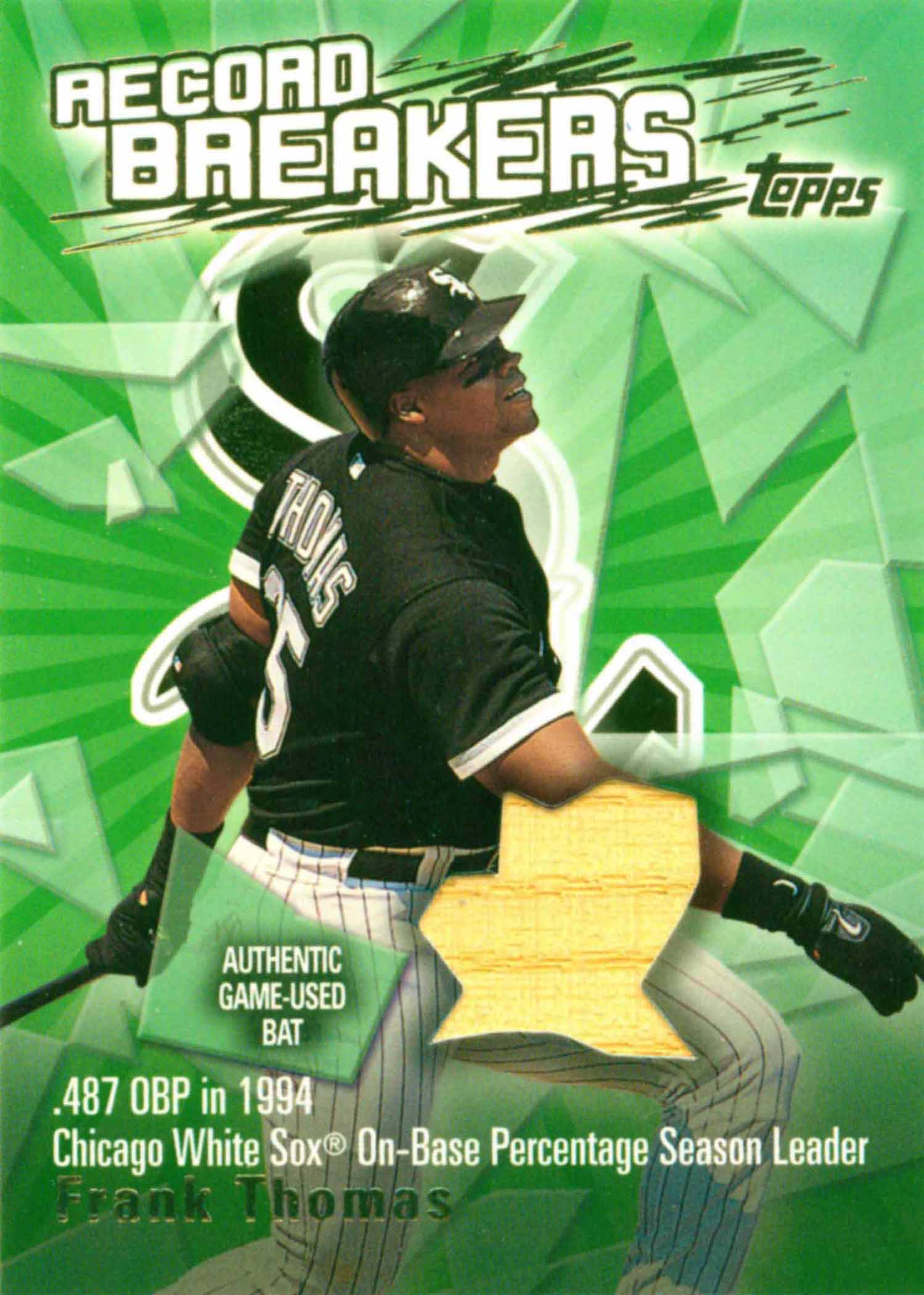 2003 Topps Record Breakers Relics Bat