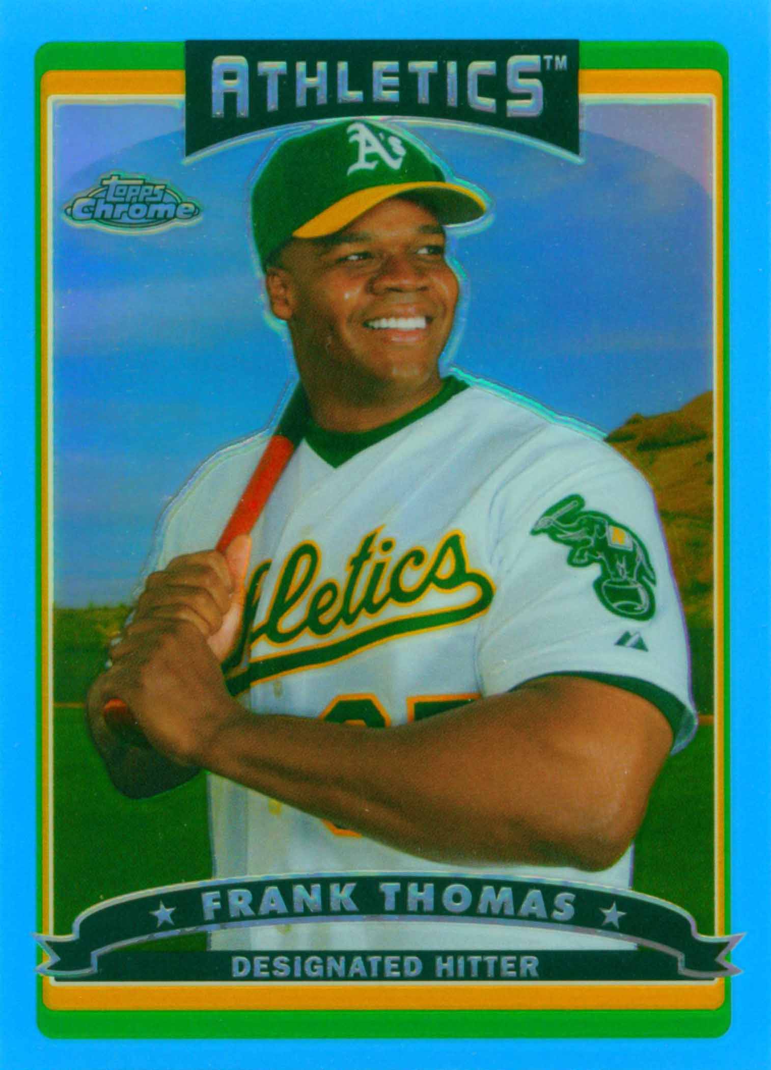 2006 Topps Chrome Blue Refractors