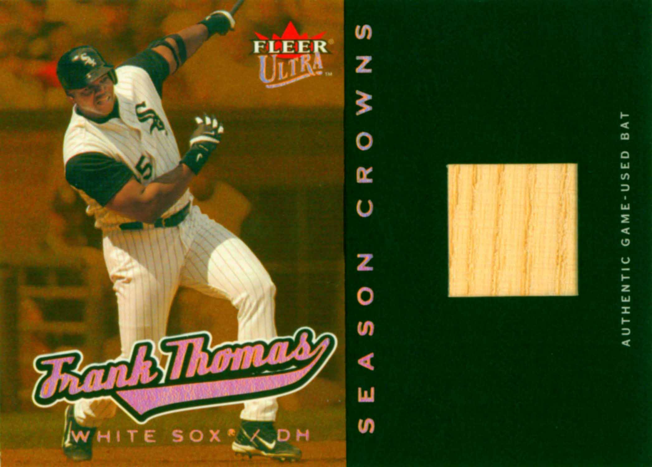 2005 Ultra Season Crowns Game Used Copper Bat