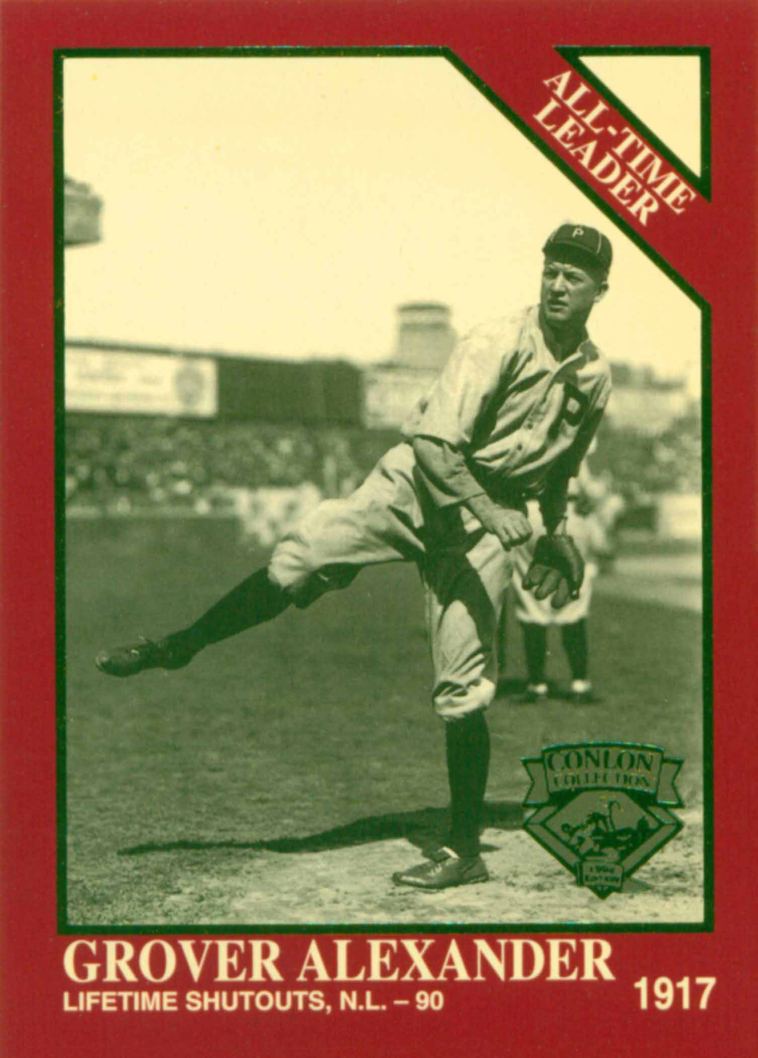 1994 Conlon The Sporting News Burgundy
