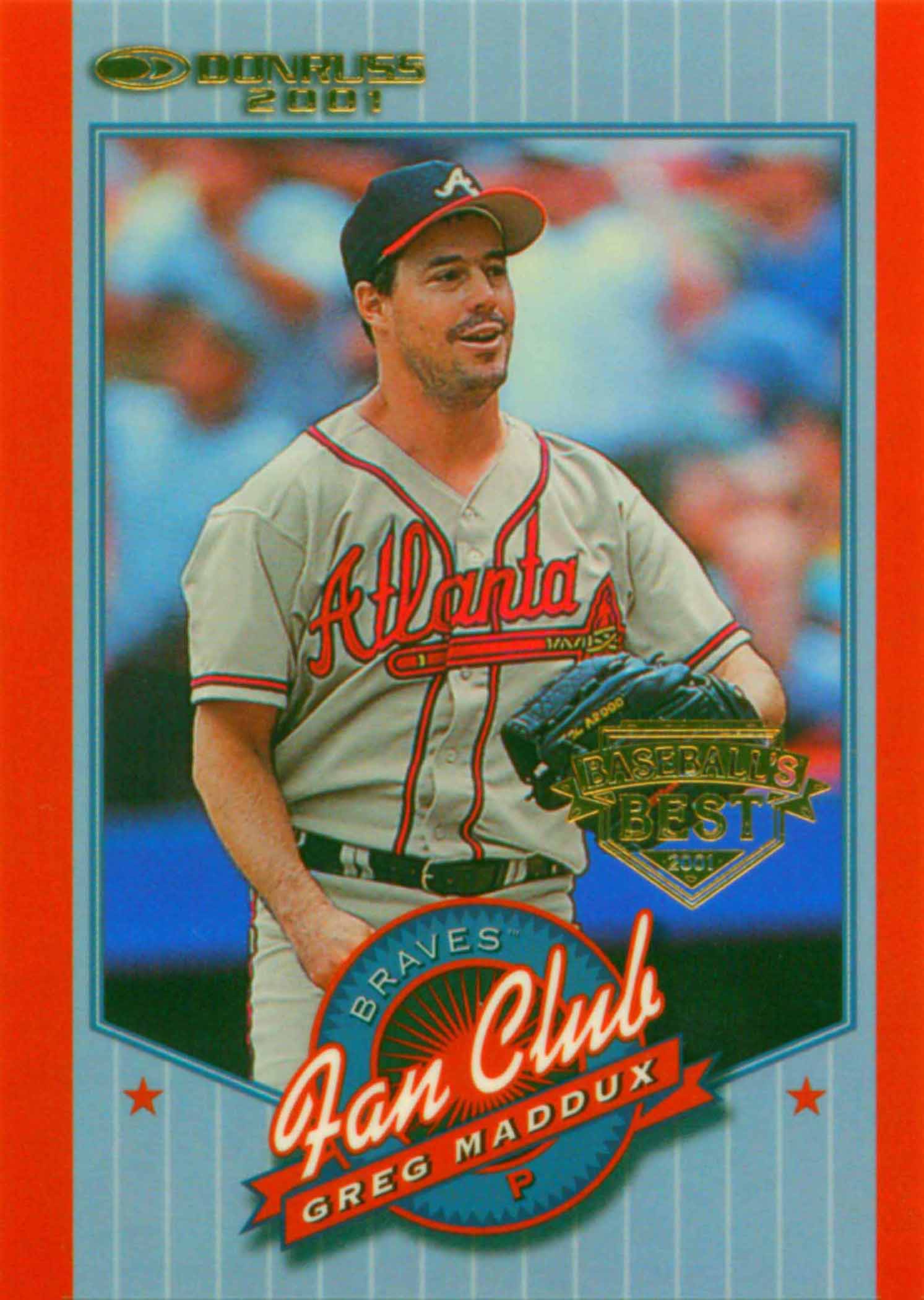 2001 Donruss Baseball's Best Gold Fan Club