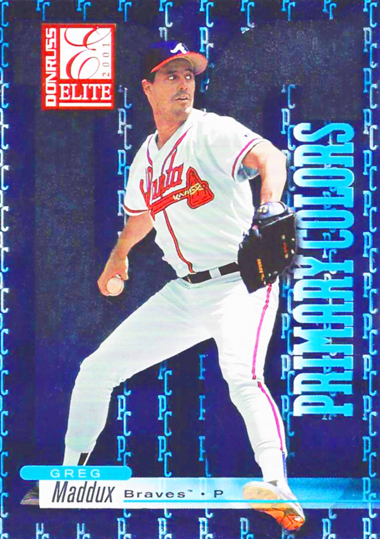 2001 Donruss Elite Primary Colors Blue