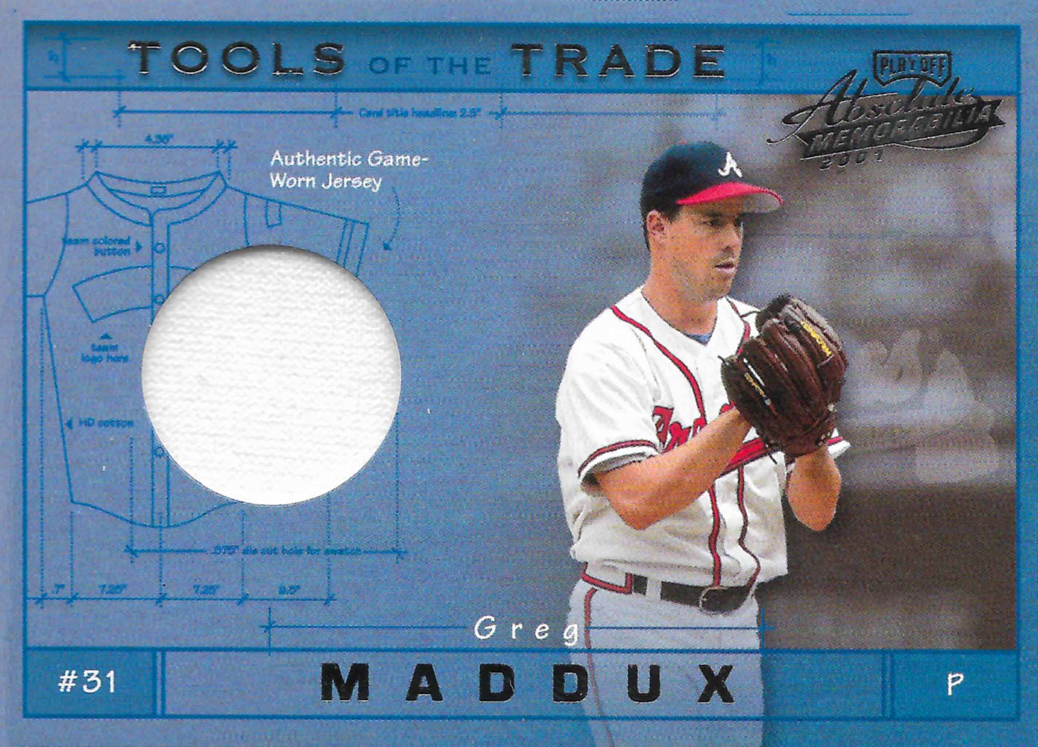 2001 Absolute Memorabilia Tools of the Trade Jersey