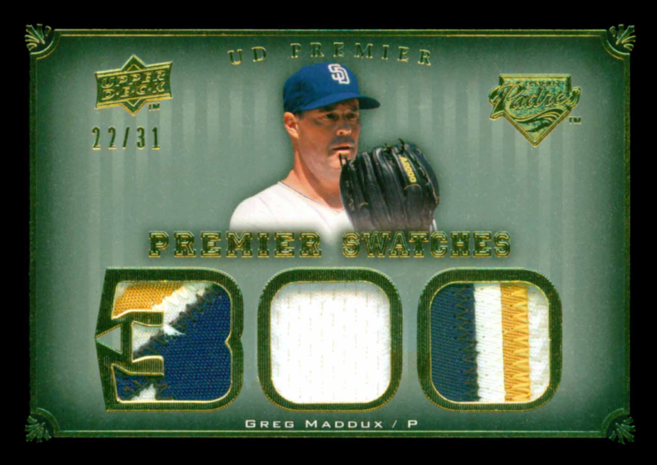 2008 Upper Deck Premier Swatches Jersey Number